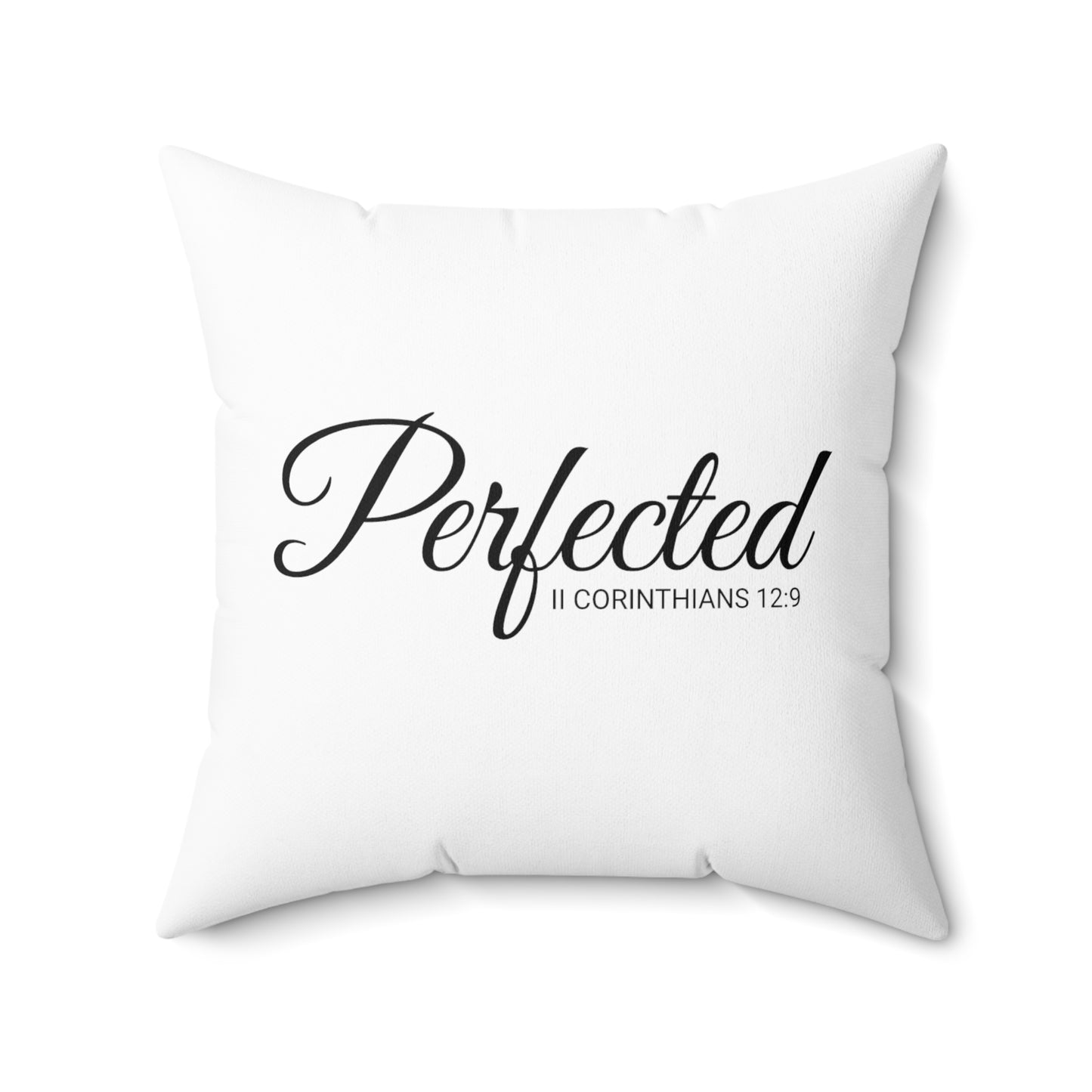 Scripture Perfected 2 Corinthians 12:9 Bible Verse Pillow