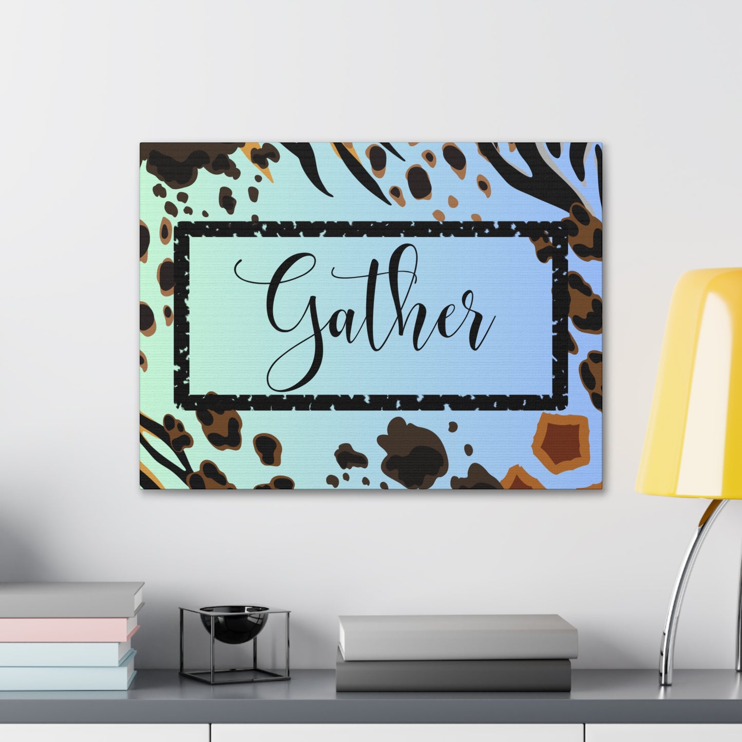 Christian Wall Art: Gather (Wood Frame Ready to Hang)