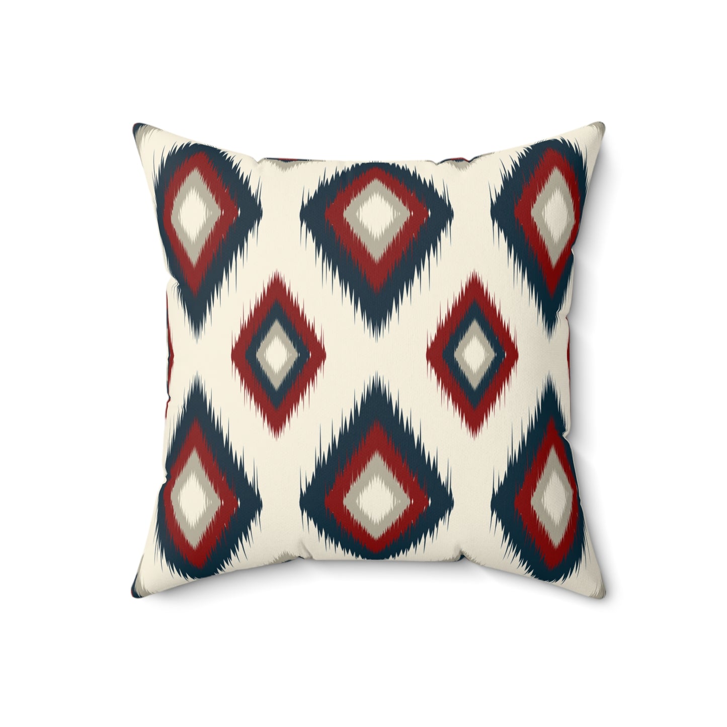 Ikat Style Throw Pillow