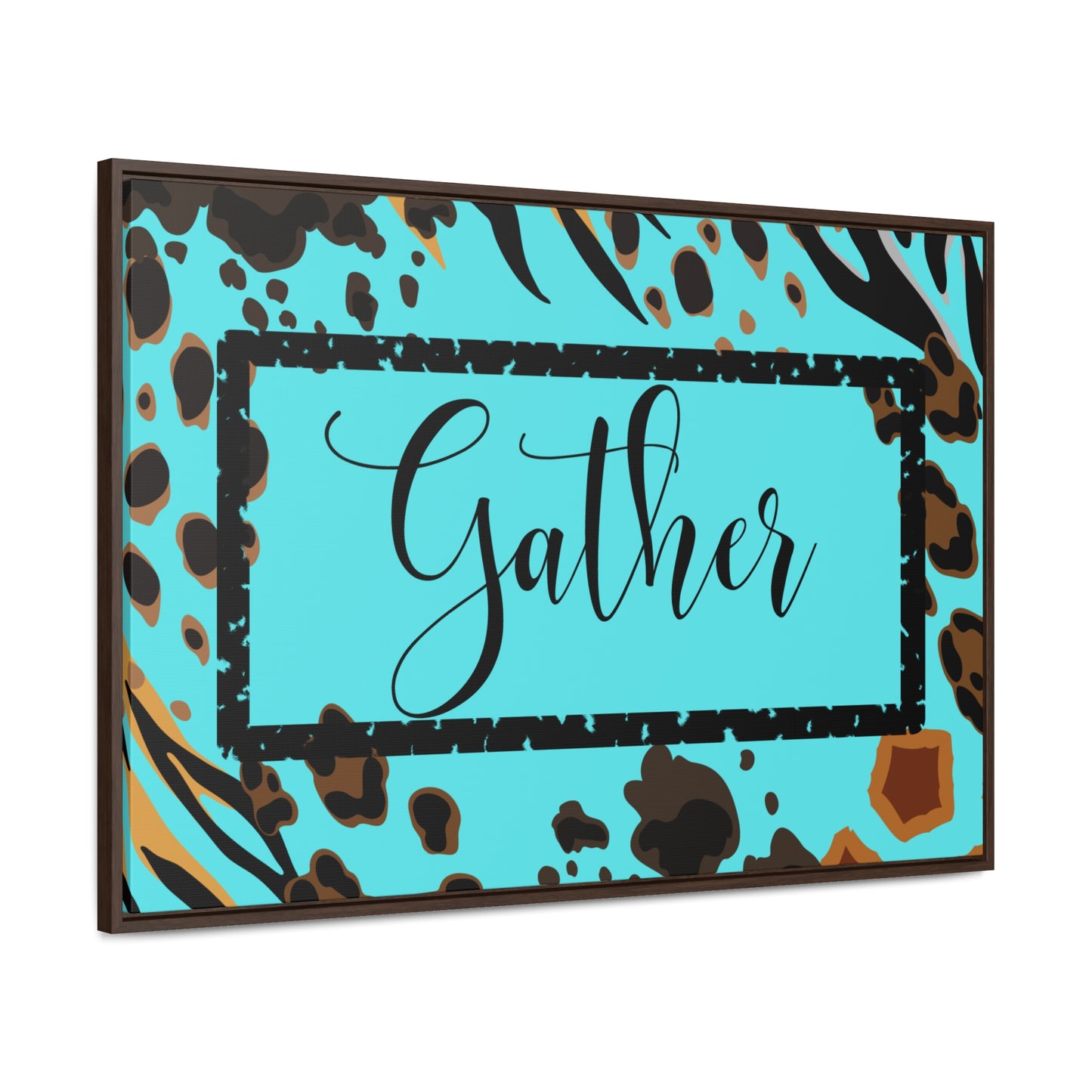 Christian Wall Art: Gather (Floating Frame)