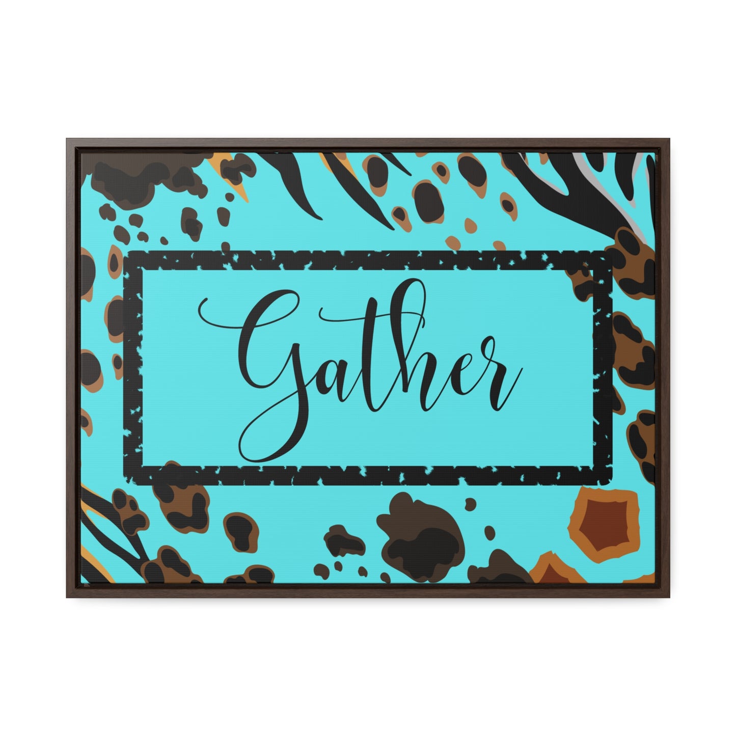 Christian Wall Art: Gather (Floating Frame)