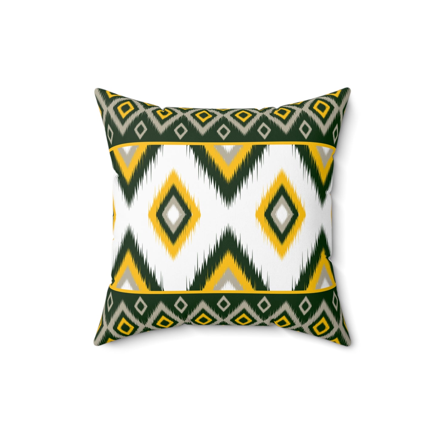 Ikat Style Throw Pillow