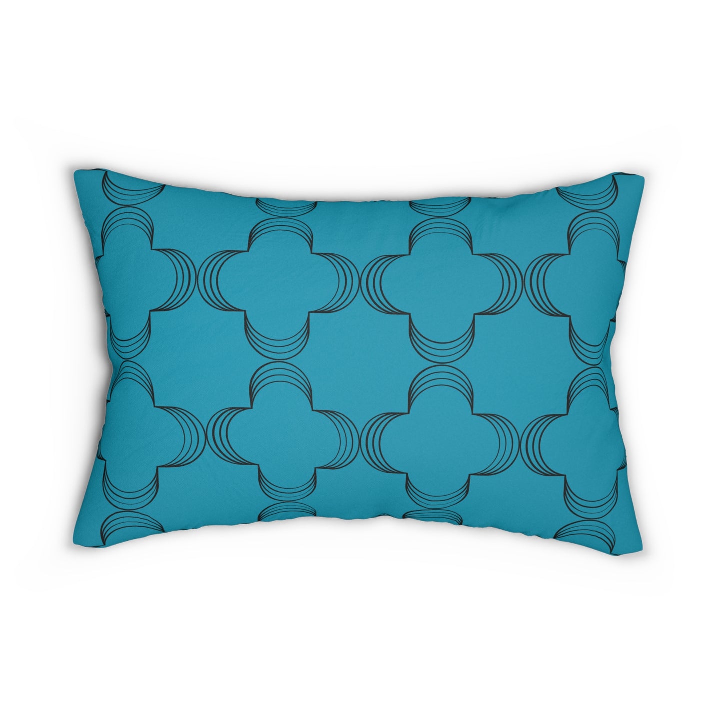 Geometric Peacock (Matching The Gathering Place) Accent Pillow
