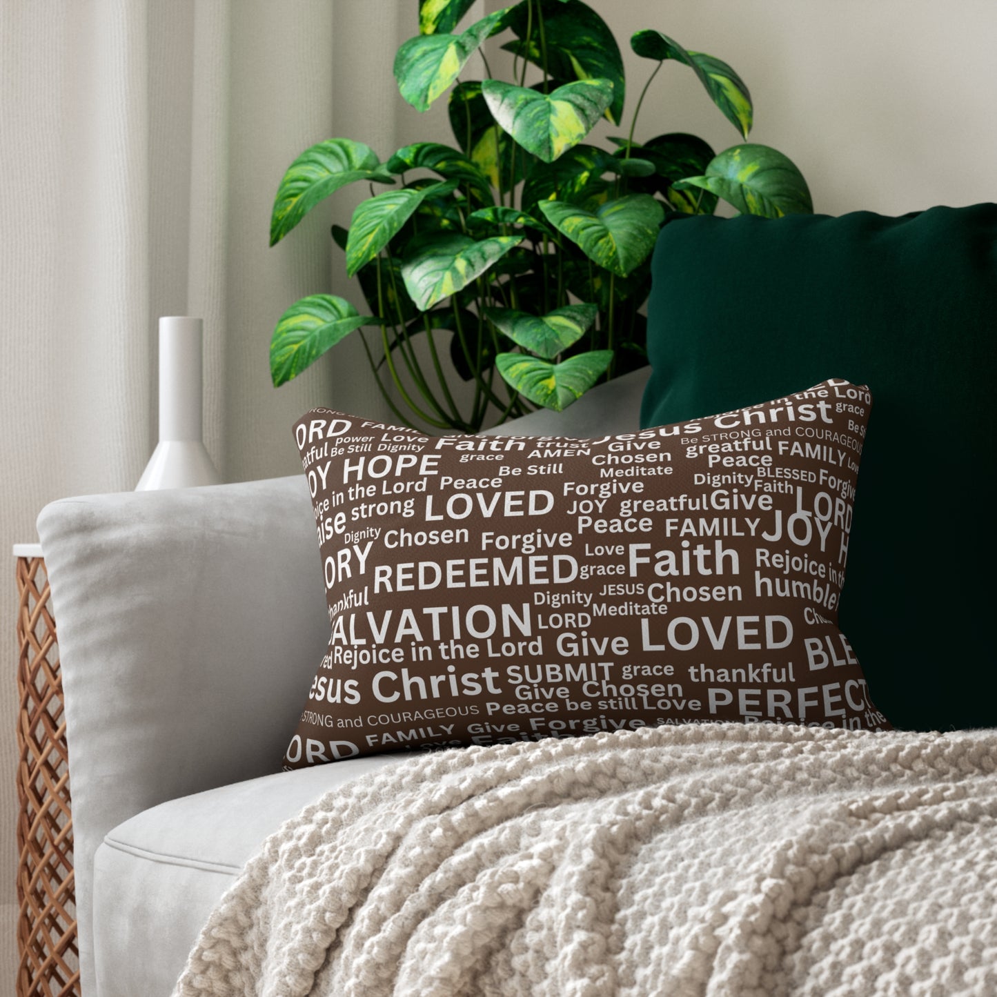 Scriptures Accent Pillow