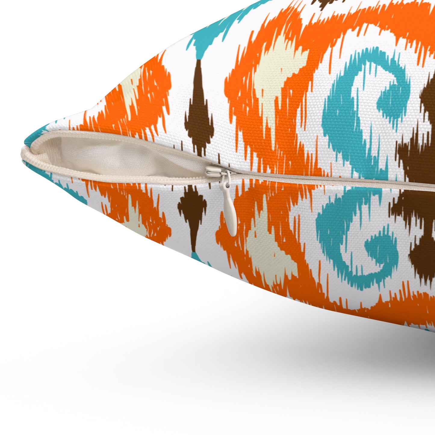 Ikat Style Throw Pillow