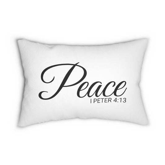 Scripture Walls Peace I Peter 4:13 Bible Verse Pillow