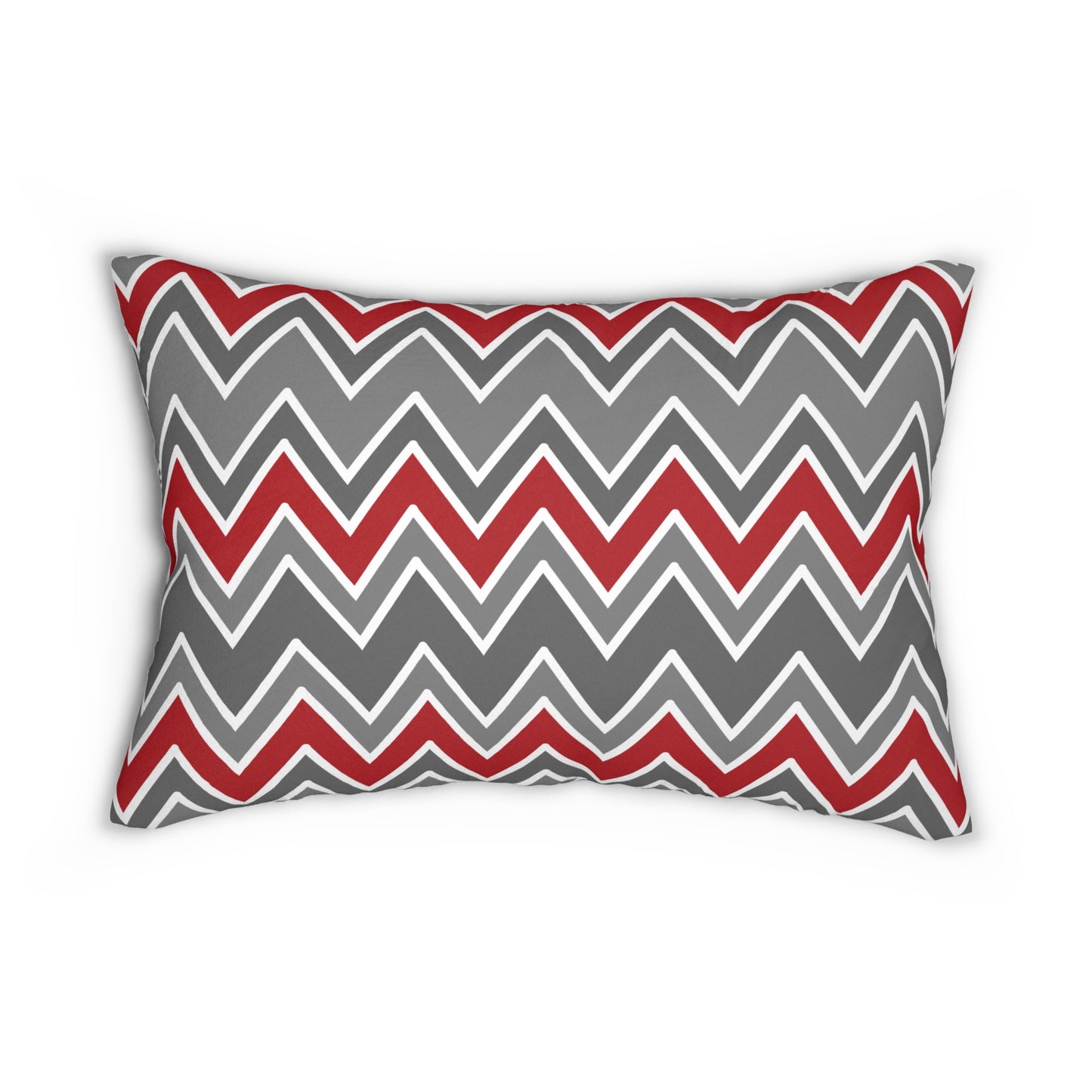 Almohada decorativa en zigzag multicolor