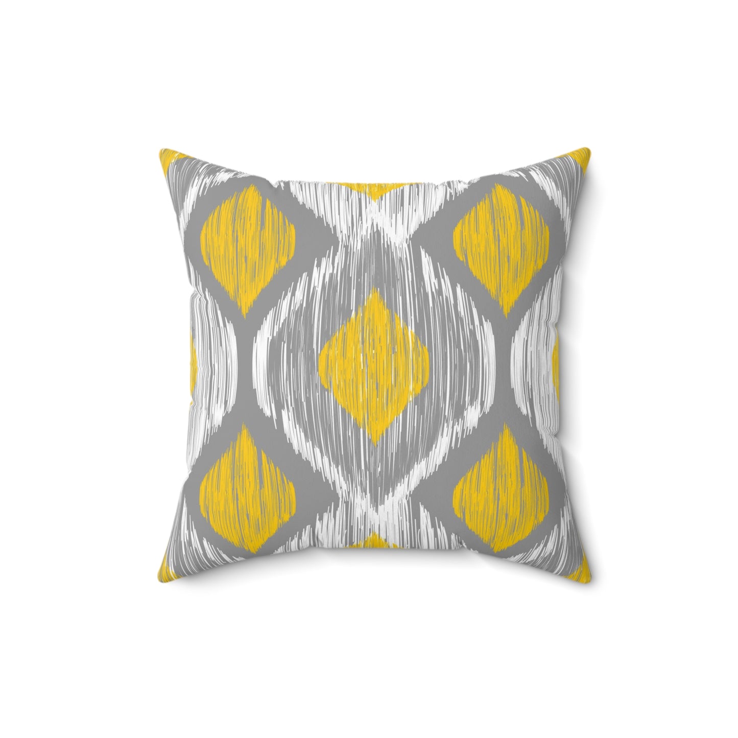 Ikat Style Throw Pillow