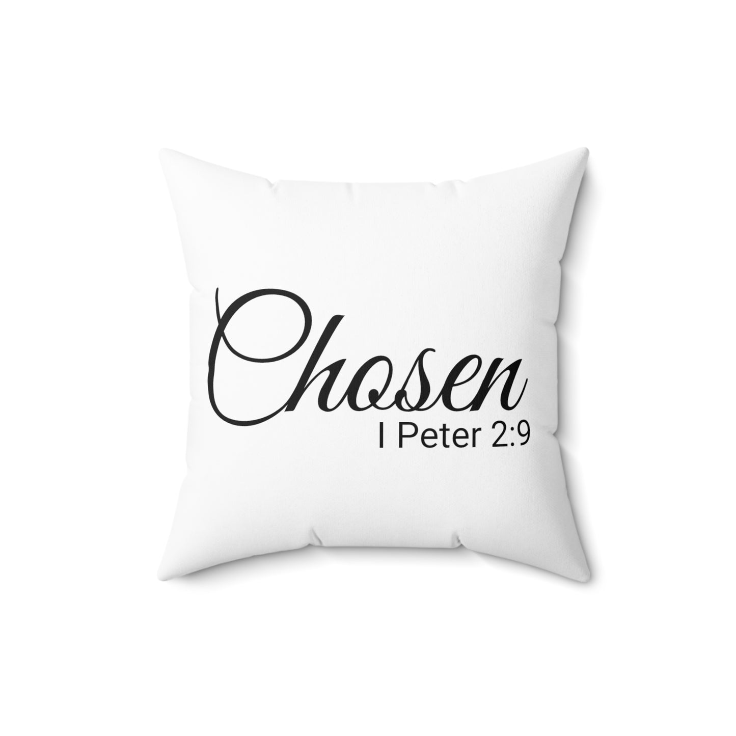 Scripture Chosen 1 Peter 2:9 Bible Verse Throw Pillow