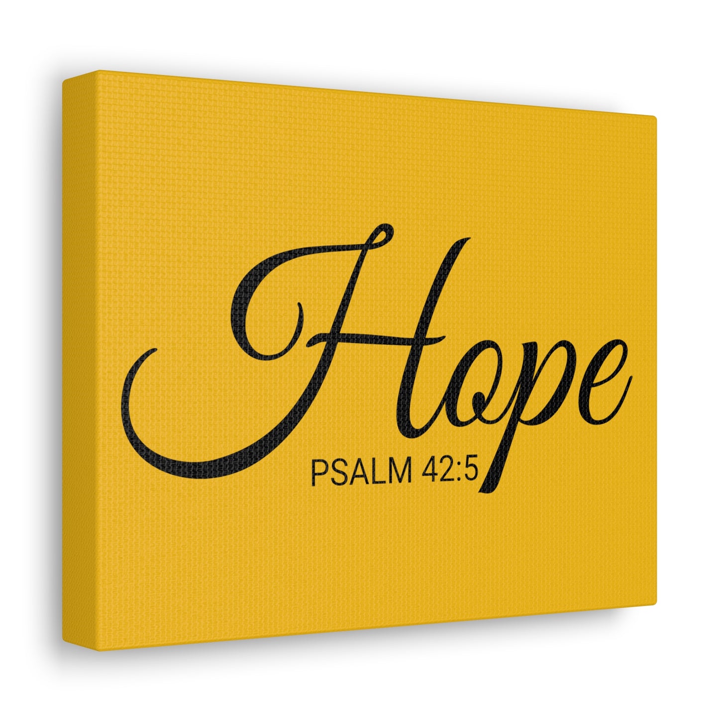 Chrisitan Wall Art "Hope" Verse Psalm 42:5 Ready to Hang Unframed