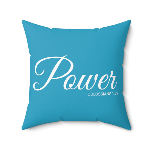 Scripture Power Colossians 1:29 Bible Verse Pillow