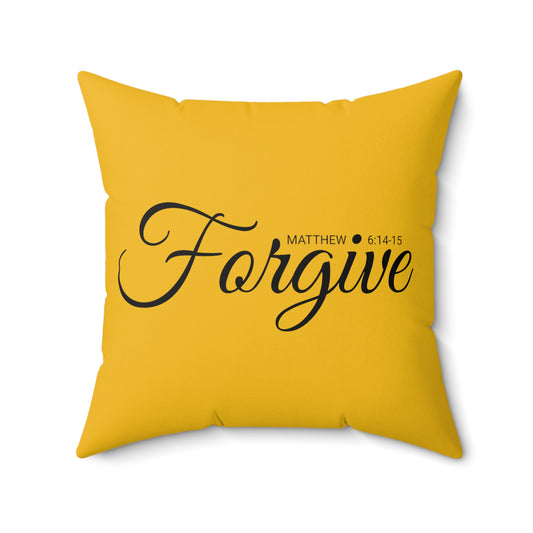 Scripture Forgive Matthew 6:14-15 Bible Verse Pillow