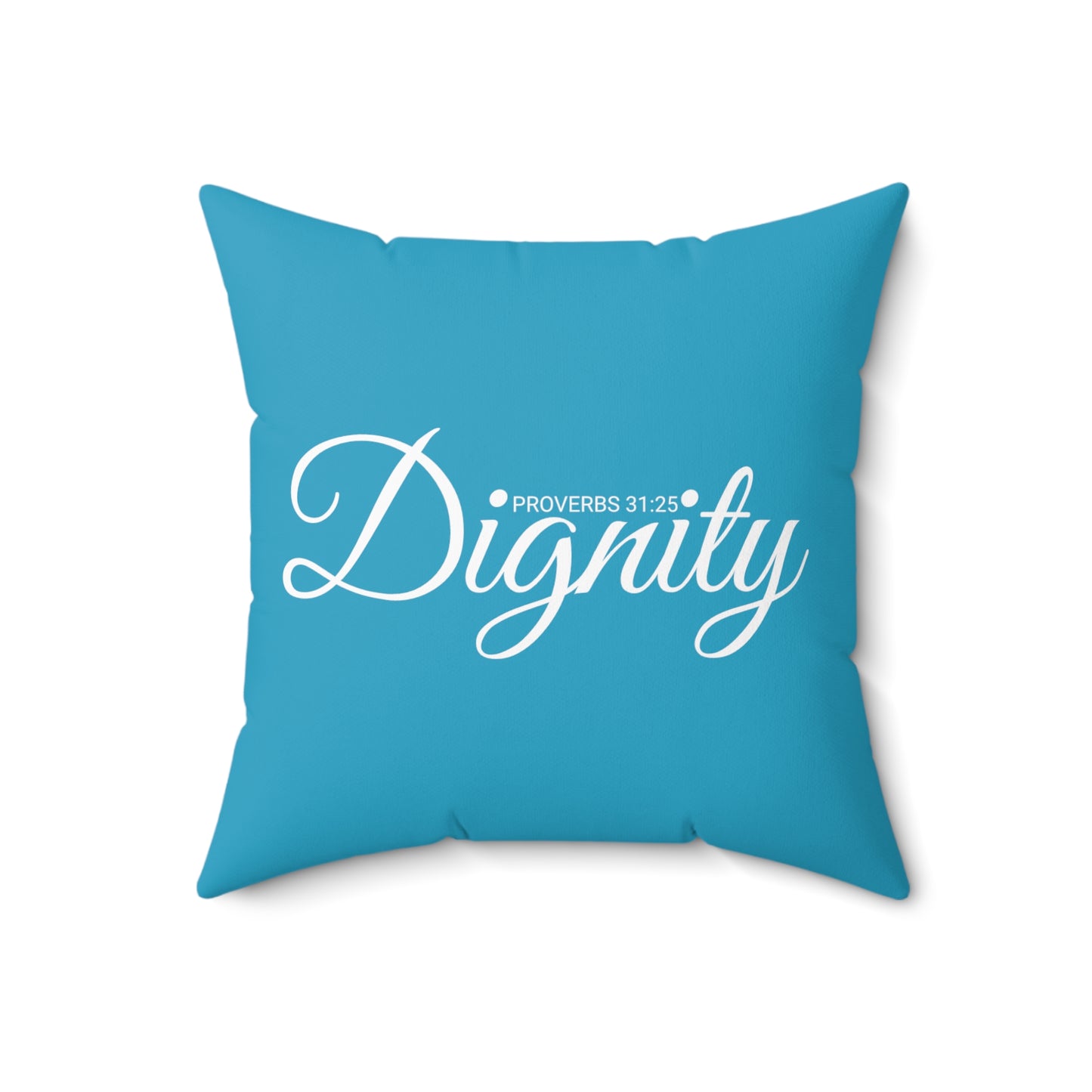 Scripture Dignity Proverbs 31:25  Bible Verse Pillow