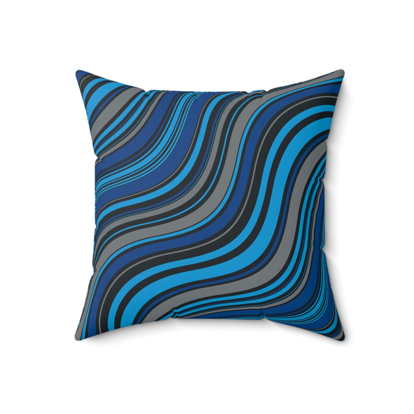 Color of Wave Throw Pillow