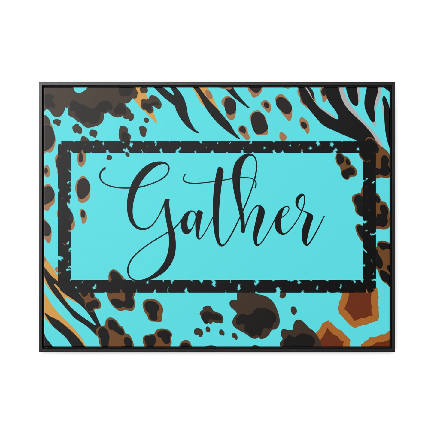 Christian Wall Art: Gather (Floating Frame)