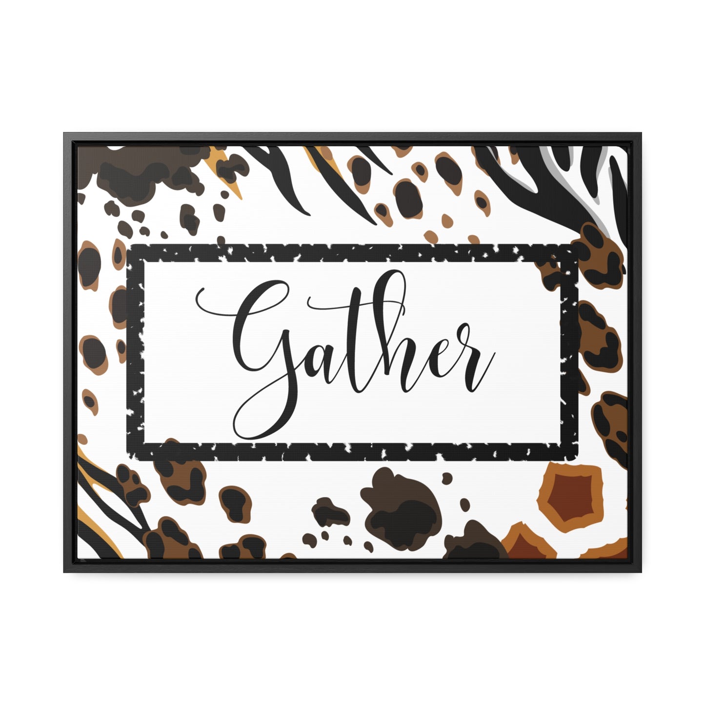 Christian Wall Art: Gather (Floating Frame)