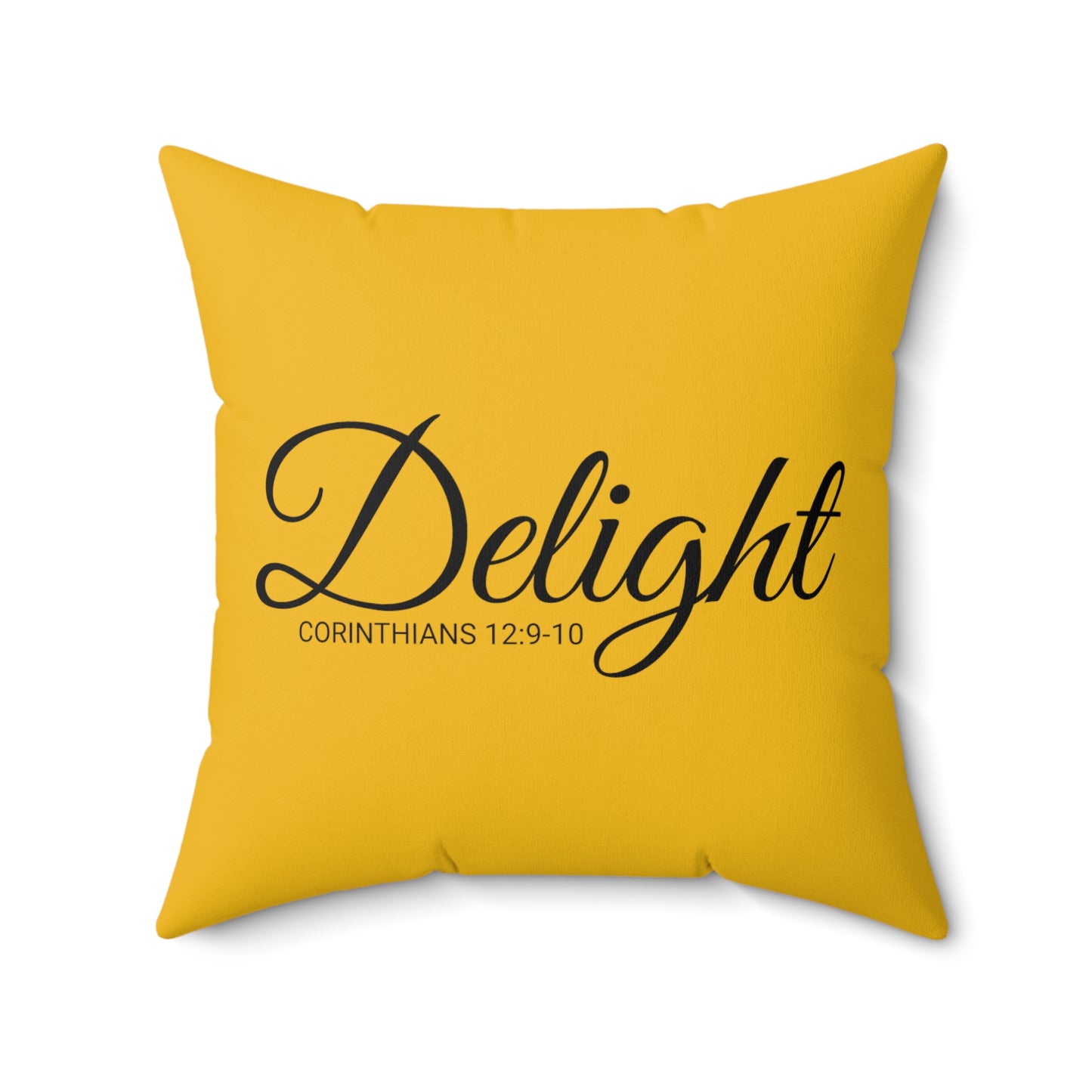 Scripture Delight Corinthians 12:9-10 Bible Verse Pillow