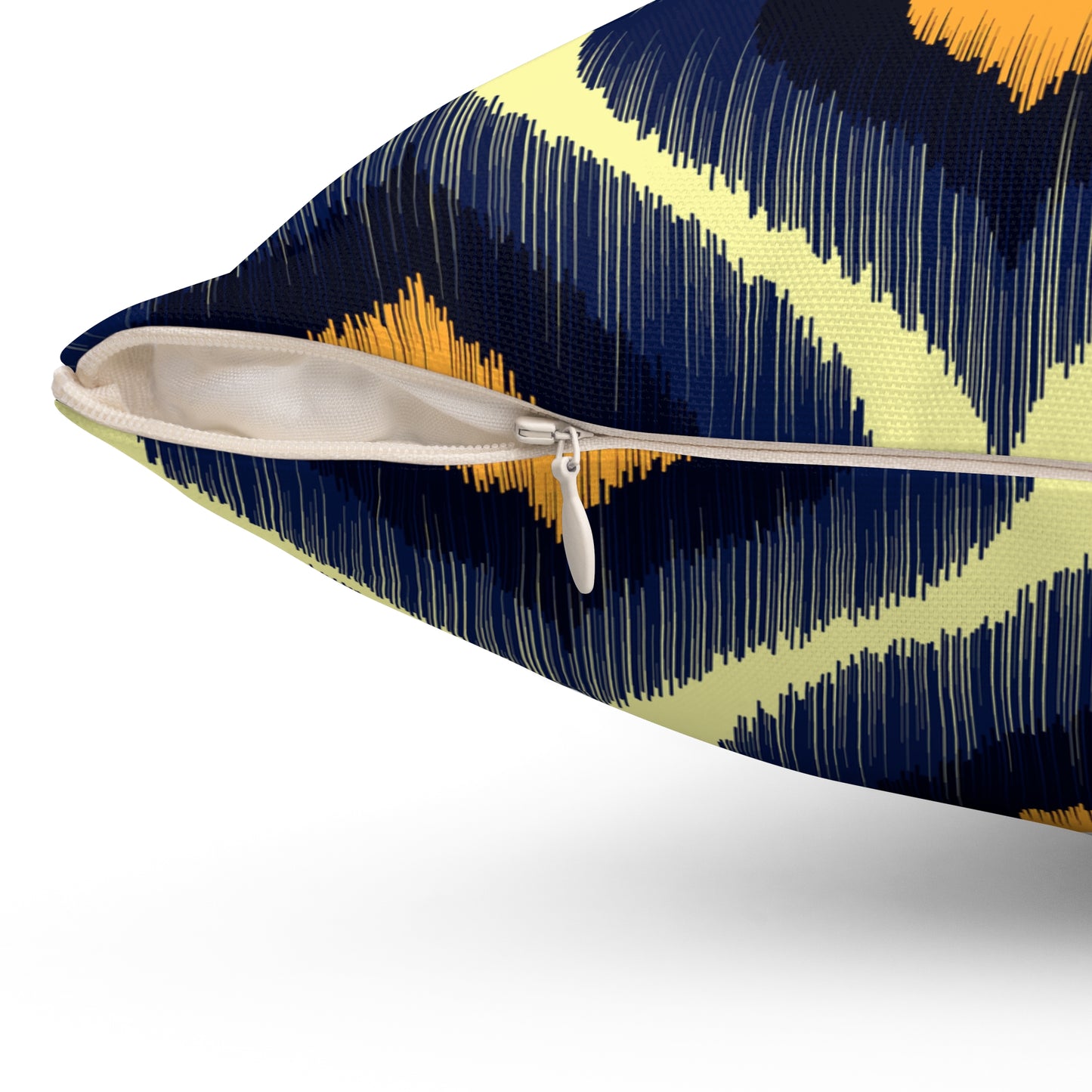 Ikat Style Throw Pillow