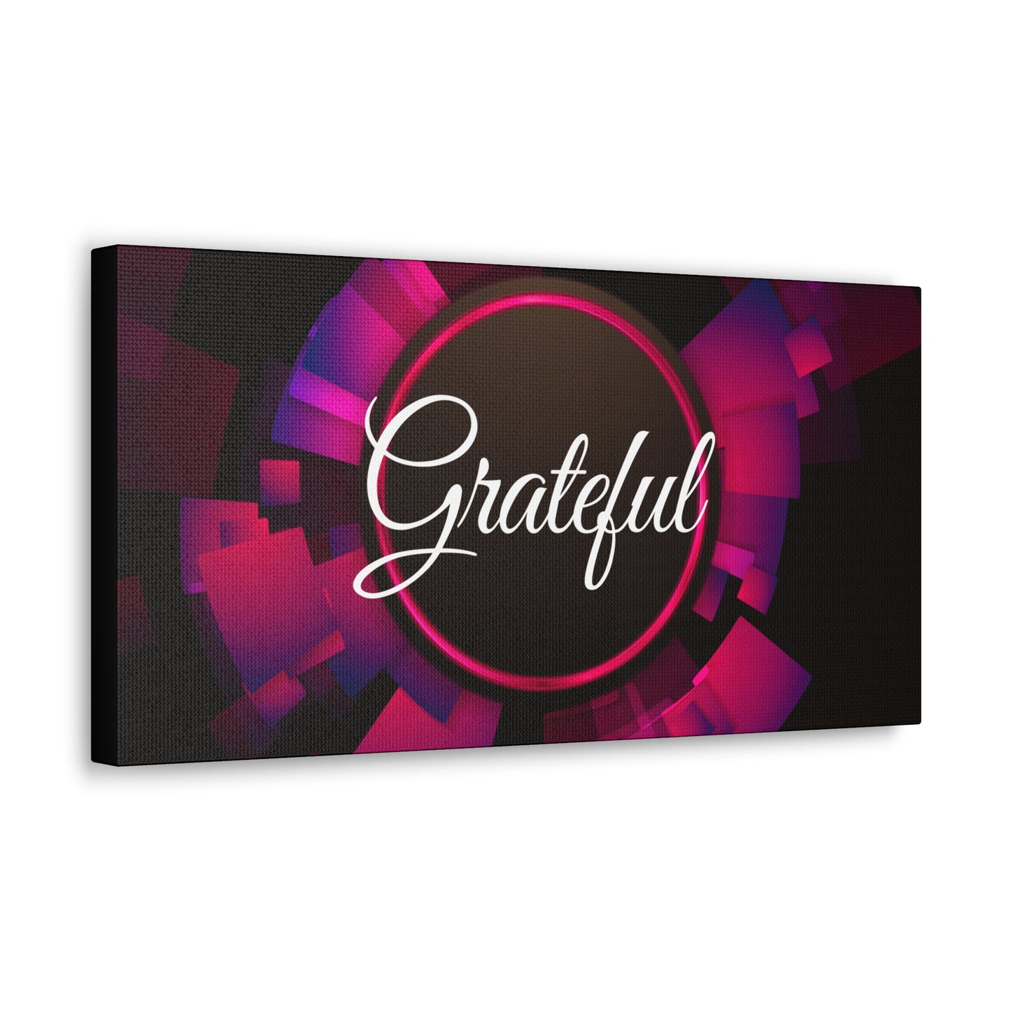 Christian Wall Art: Grateful (Wood Frame Ready to Hang)