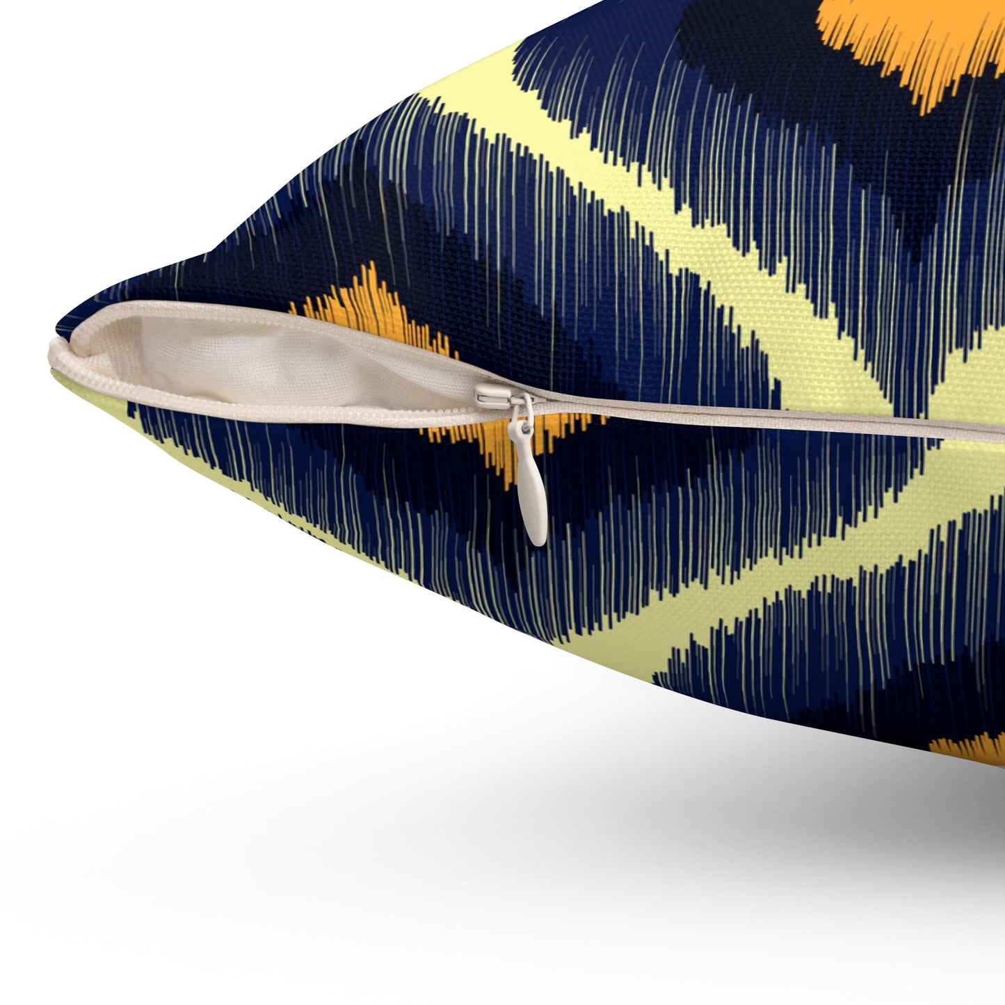 Ikat Style Throw Pillow