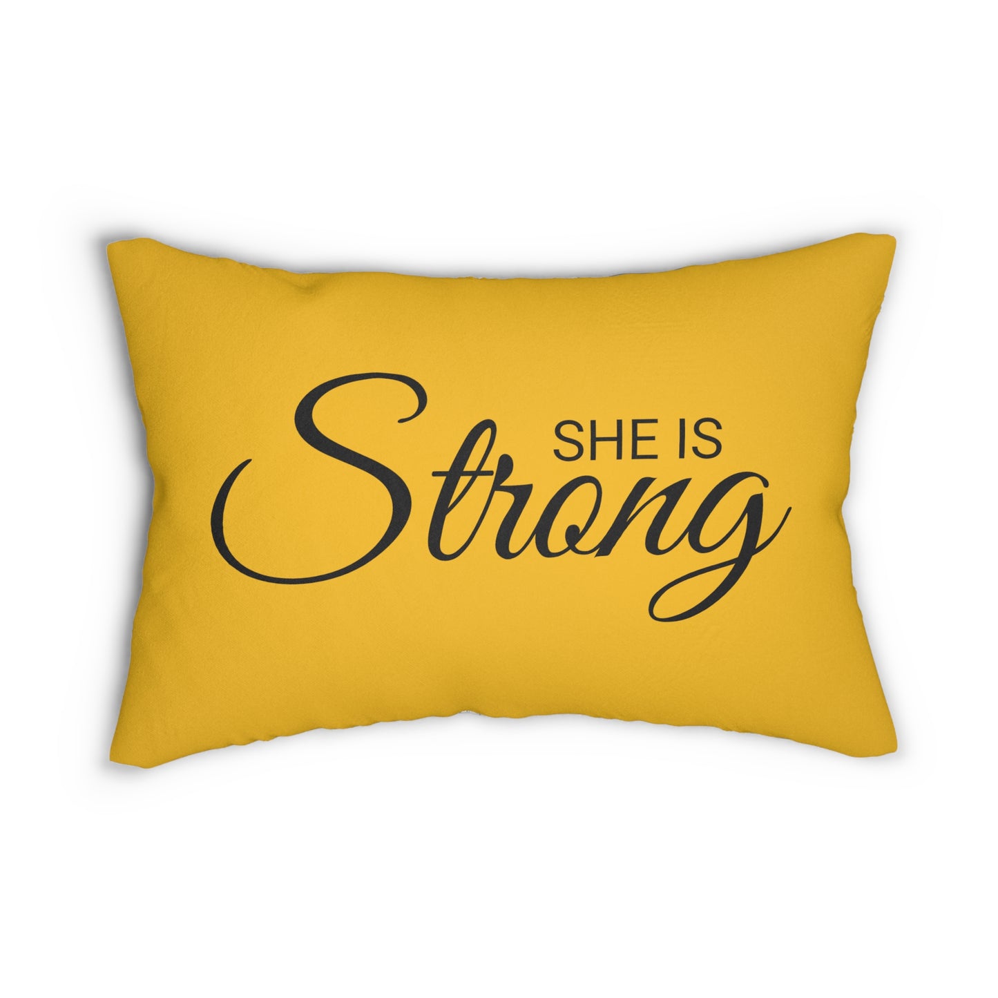 Scripture She is Strong Proverbs 31:25 Bible Verse Pillow