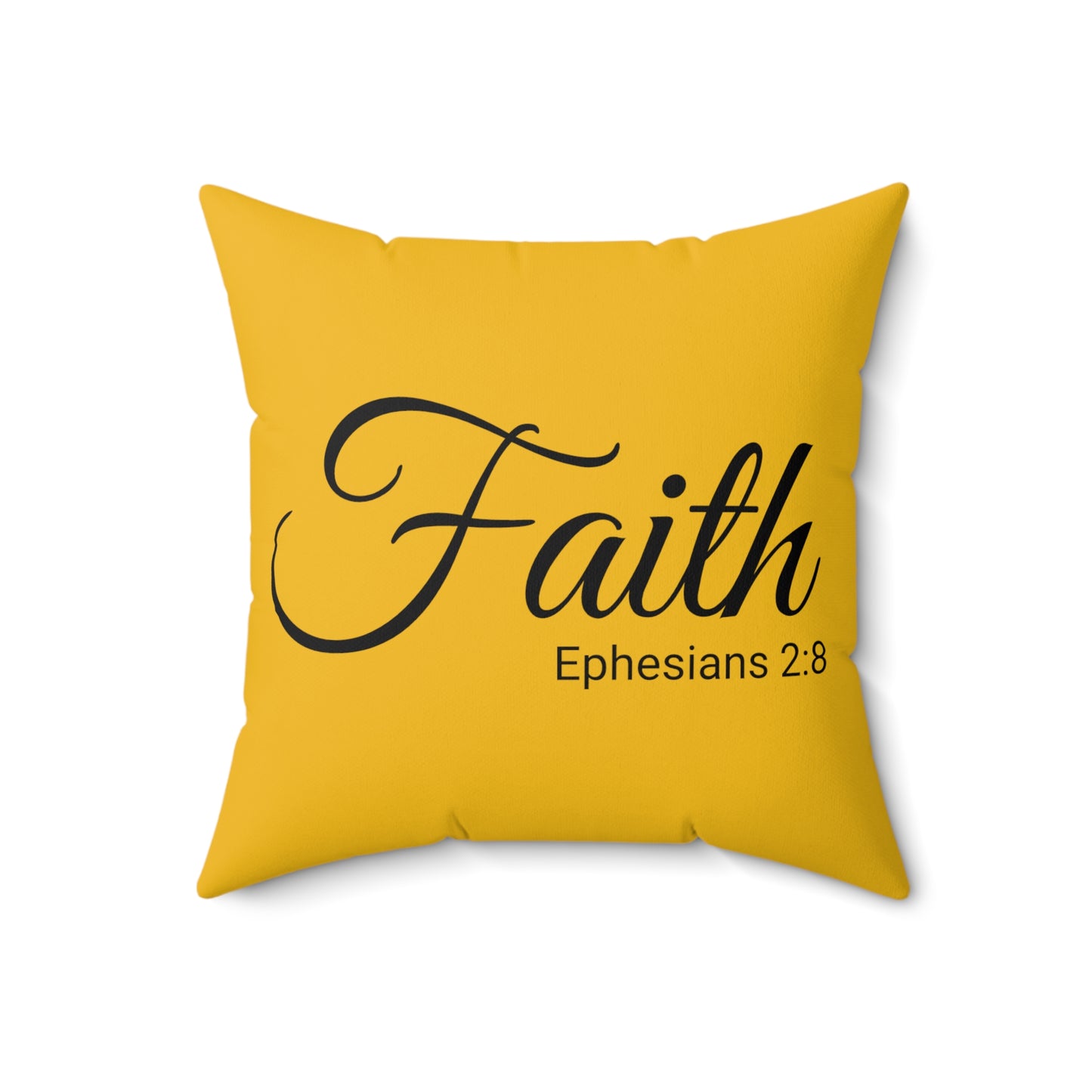 Scripture Faith Ephesians 2:8 Bible Verse Pillow