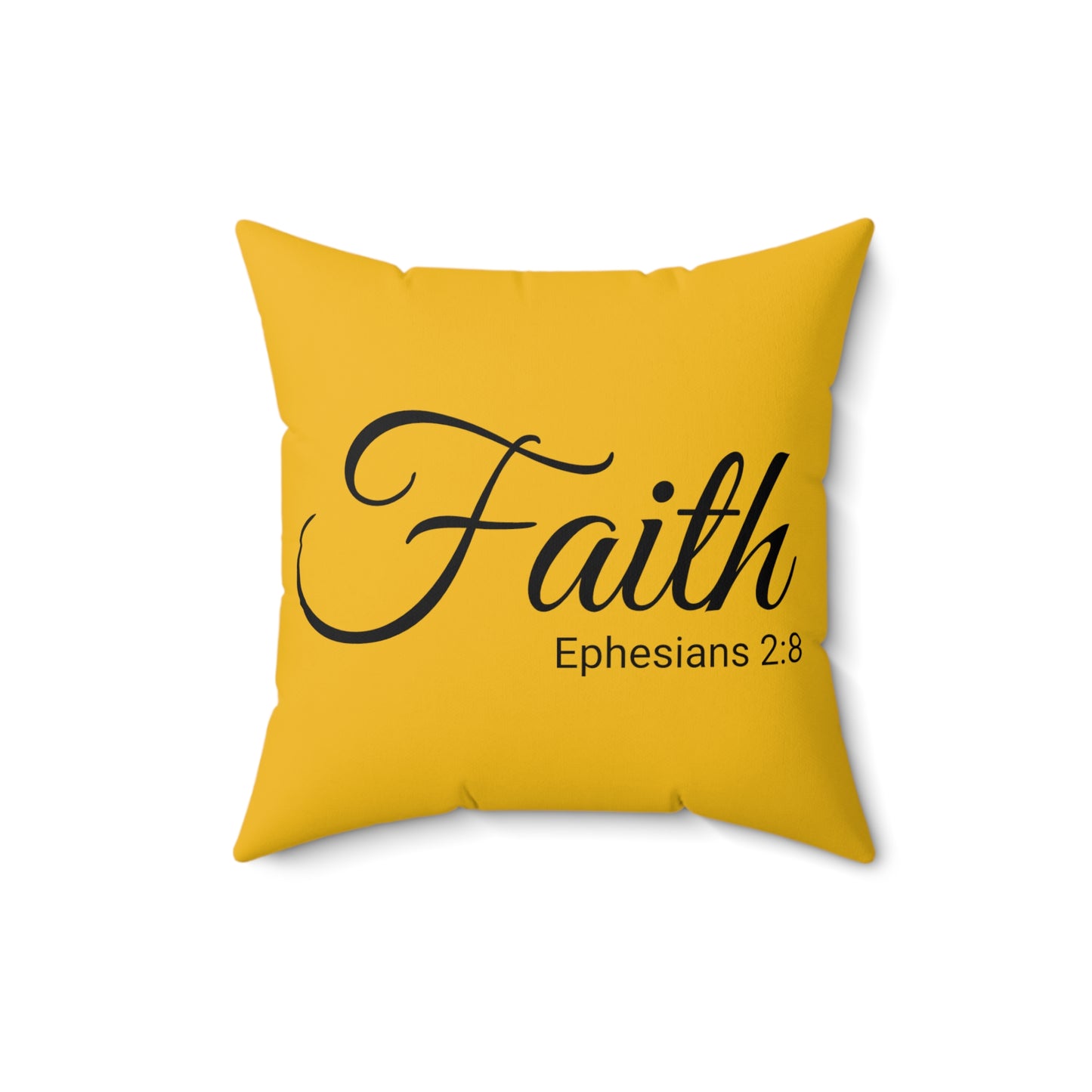 Scripture Faith Ephesians 2:8 Bible Verse Pillow