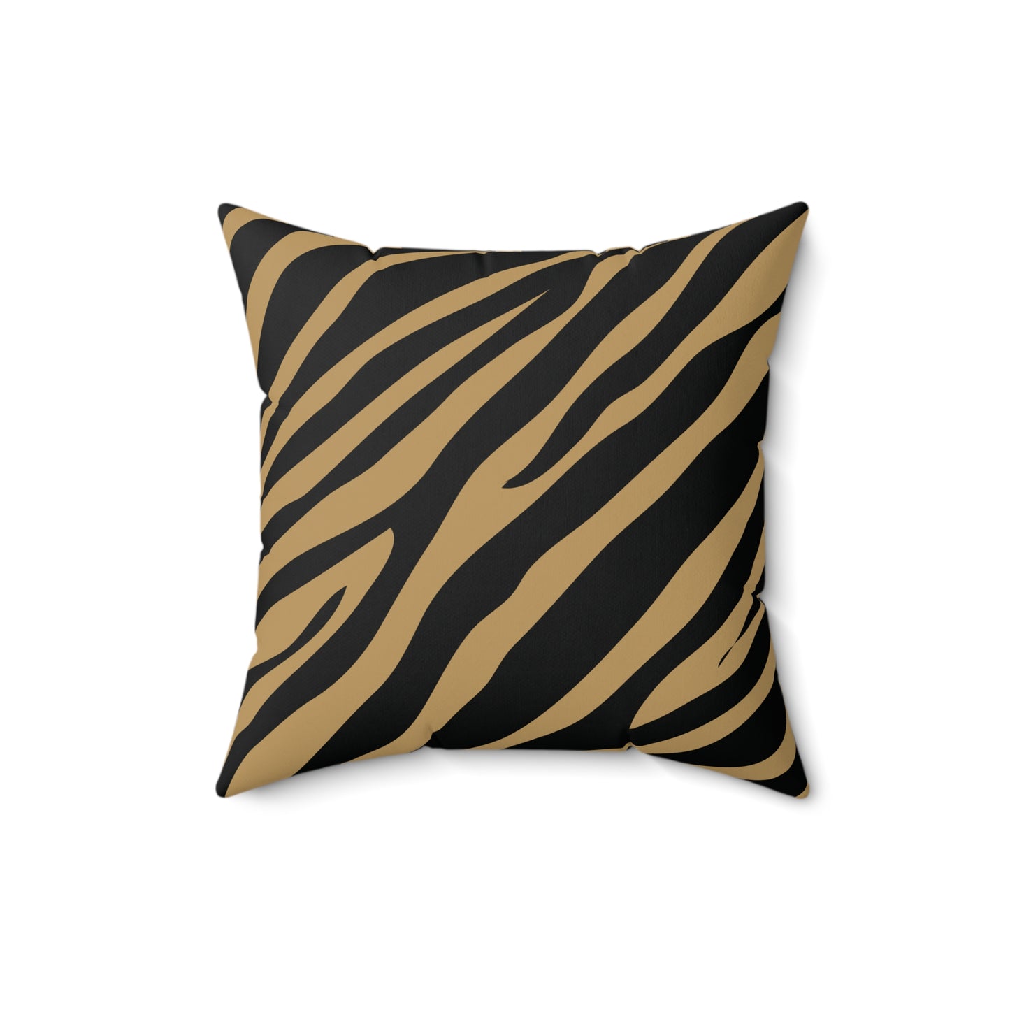 Zebra Print (Dual) Lt. Brown Throw Pillow