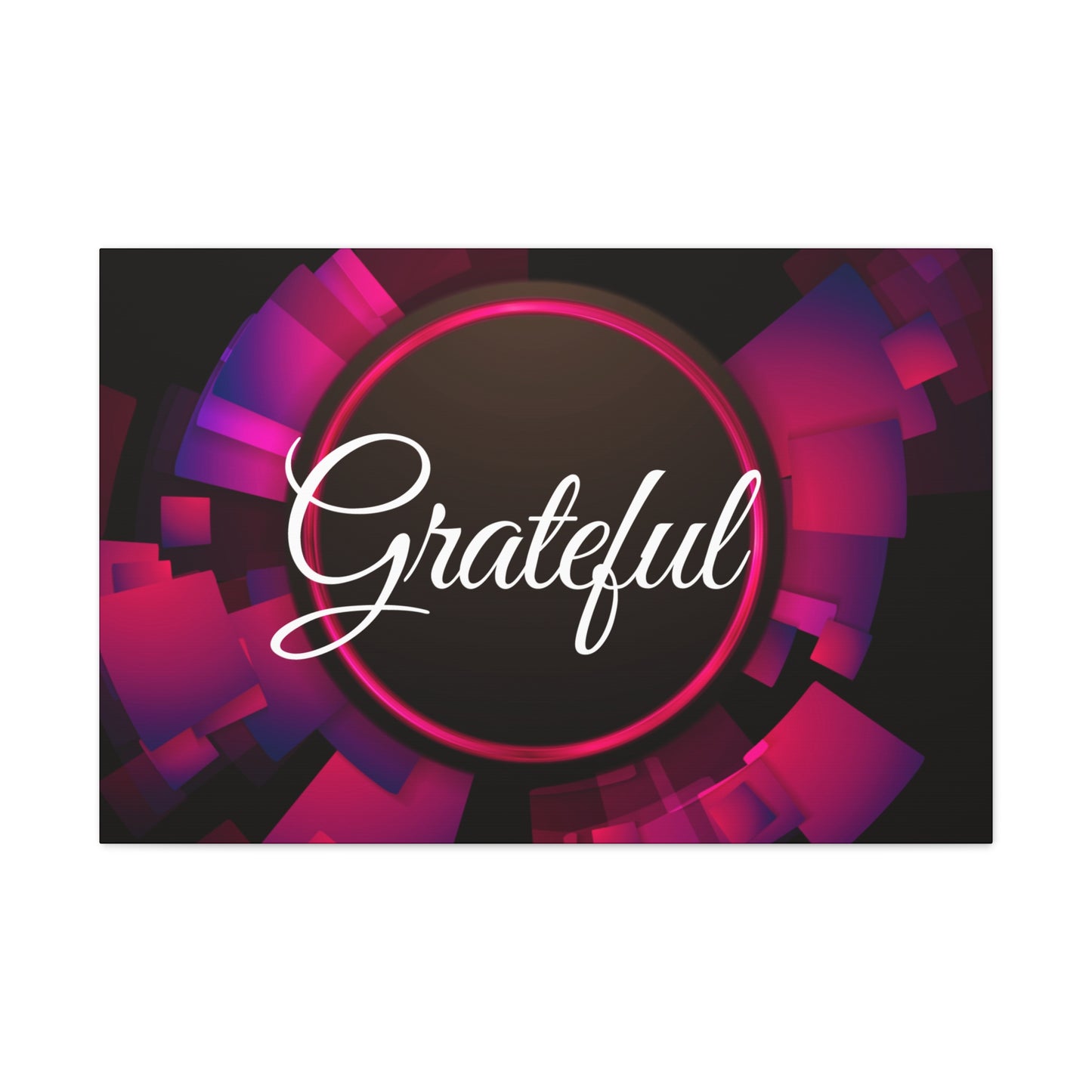 Christian Wall Art: Grateful (Wood Frame Ready to Hang)