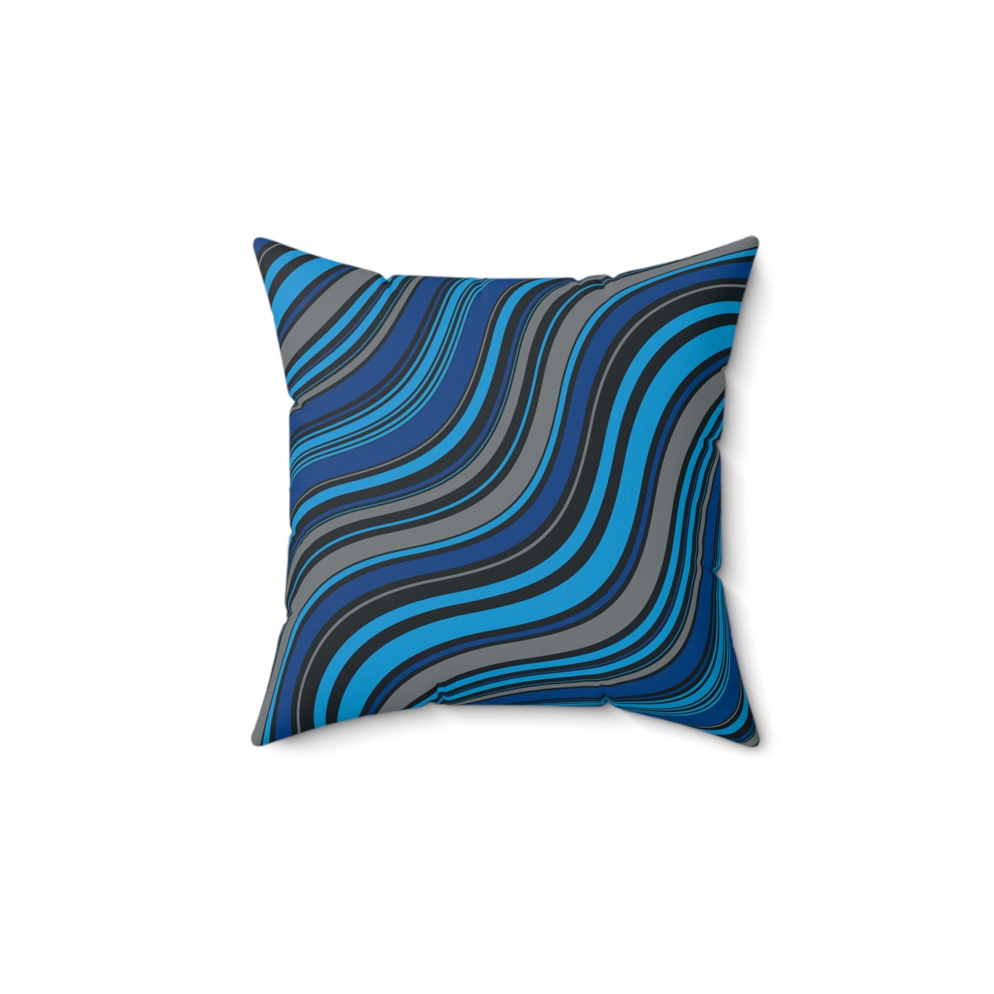 Color of Wave Throw Pillow