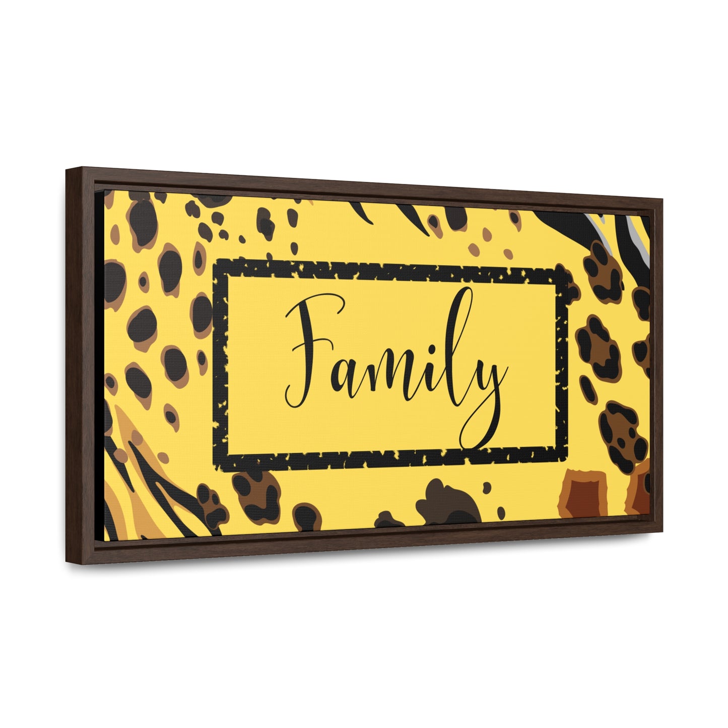 Christian Wall Art: Family (Floating Frame)