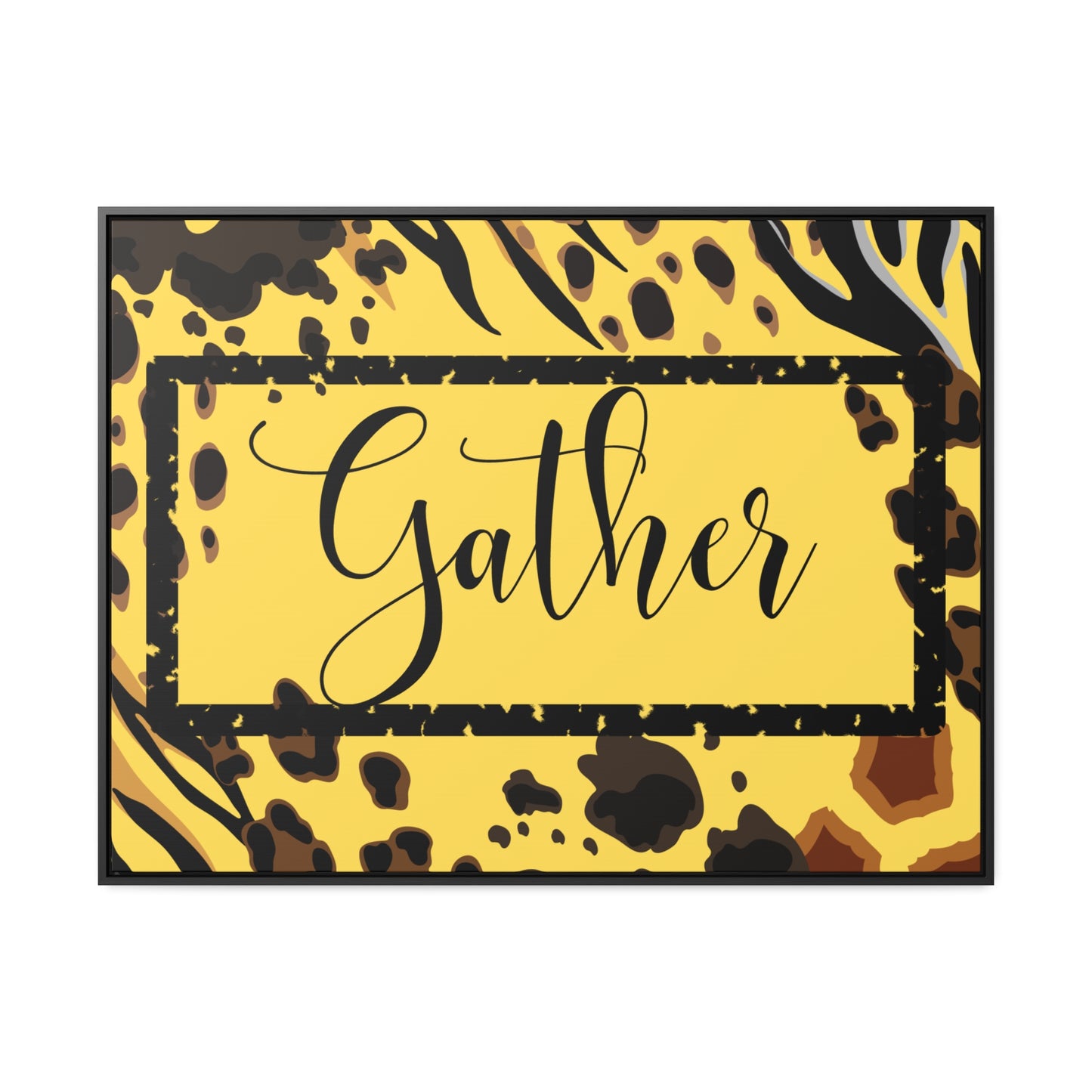 Christian Wall Art: Gather (Floating Frame)