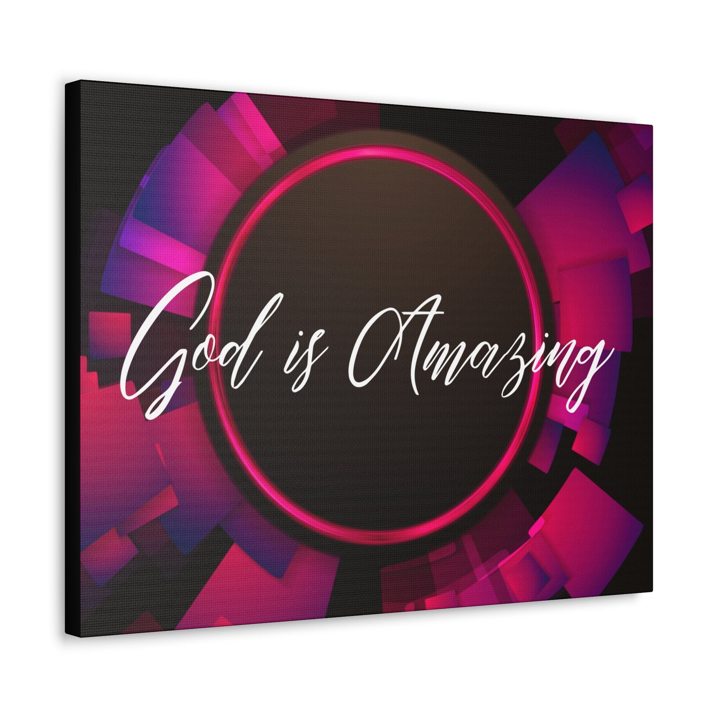 Christian Wall Art: God is Amazing (Wood Frame Ready to Hang)