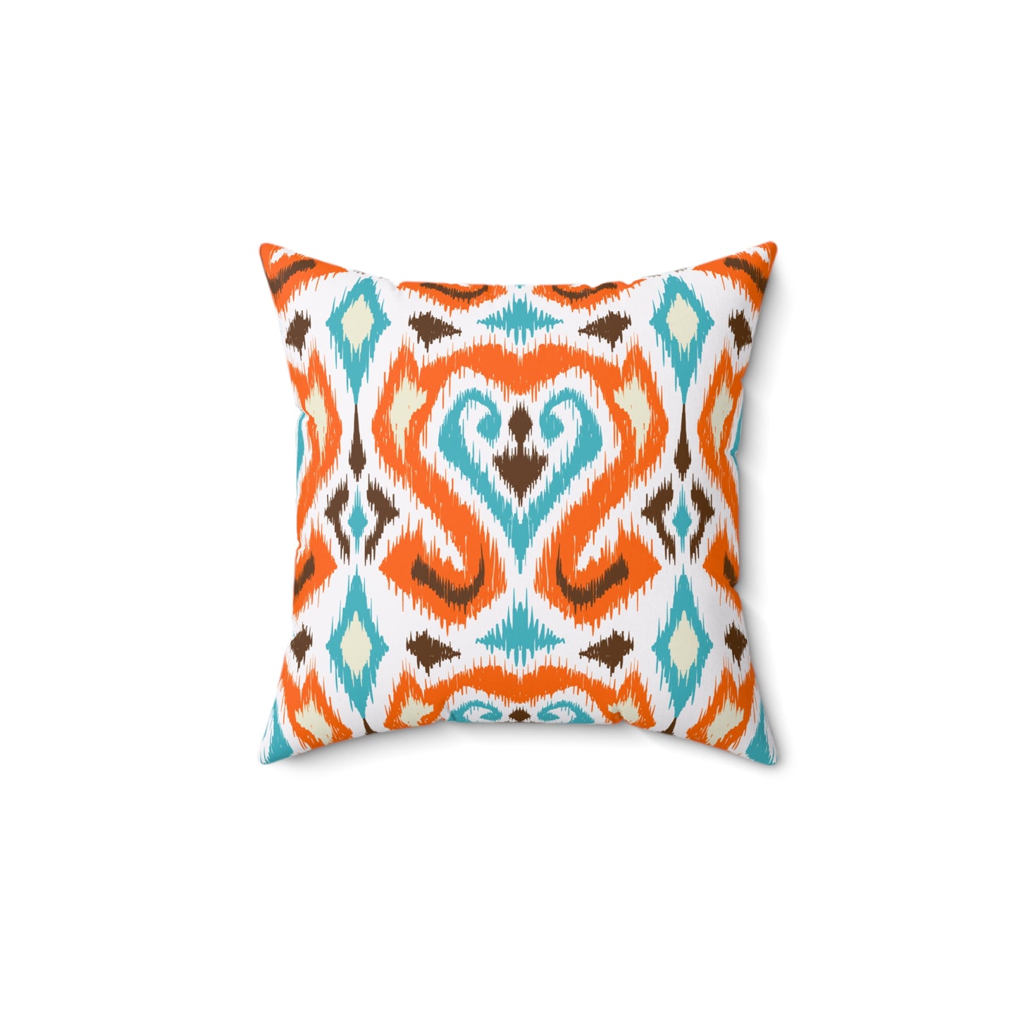 Ikat Style Throw Pillow