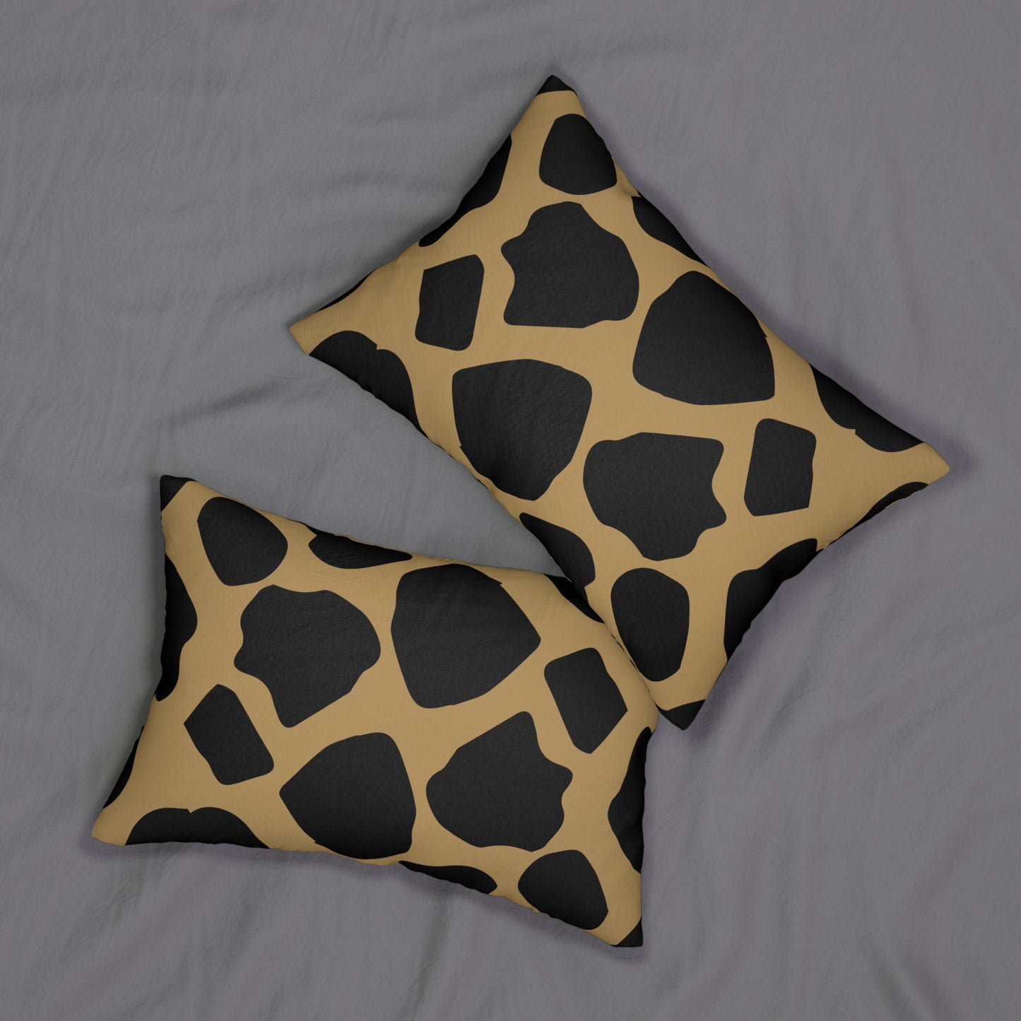 Cow Print Lt. Brown Accent Pillow