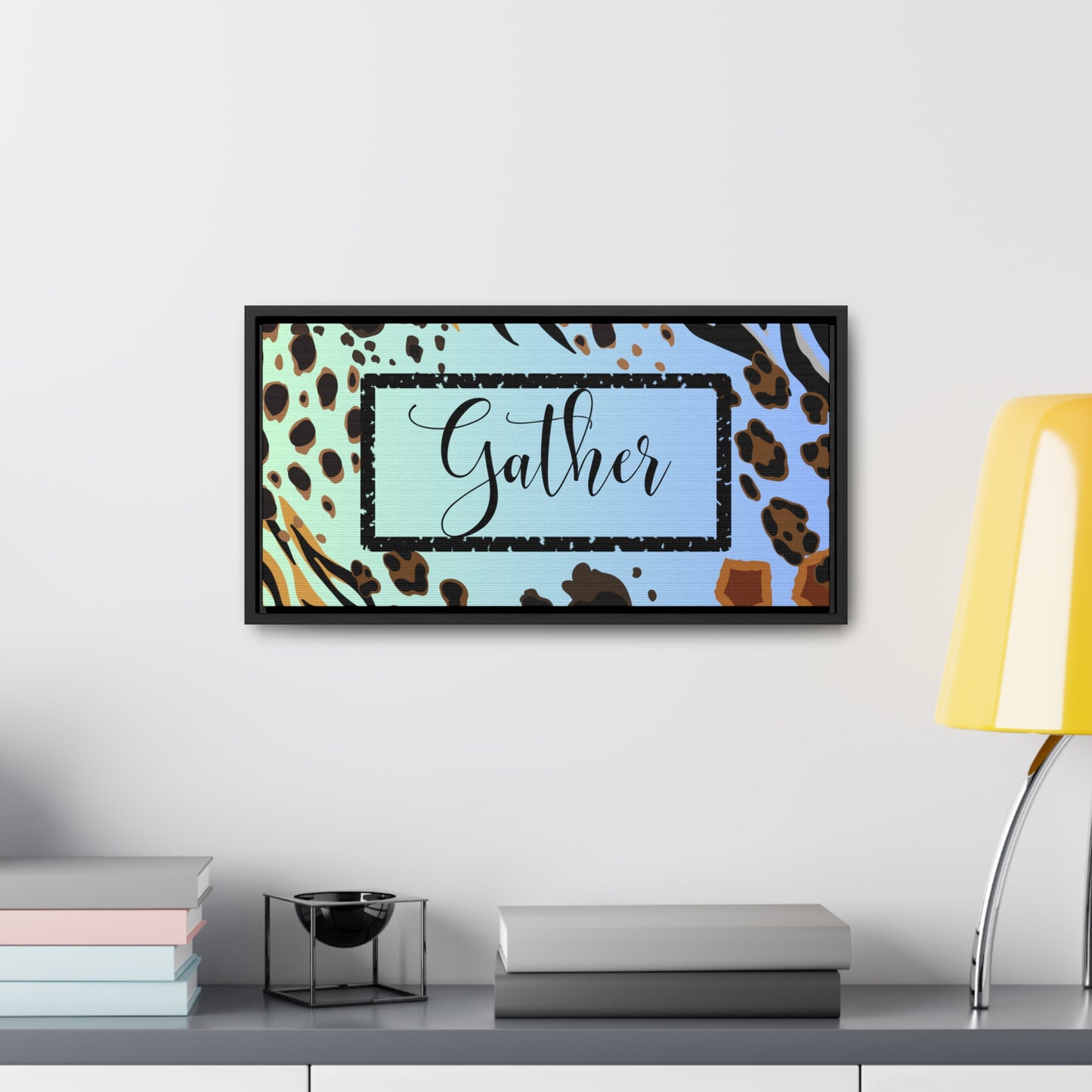 Christian Wall Art: Gather (Floating Frame)