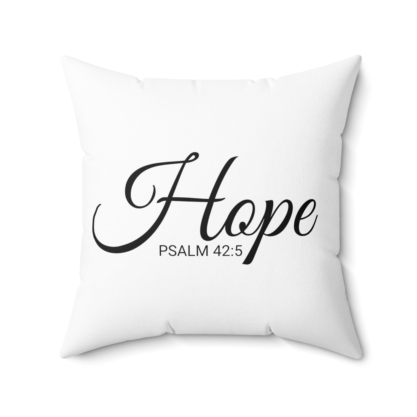 Scripture Hope Psalm 42:5 Bible Verse Pillow