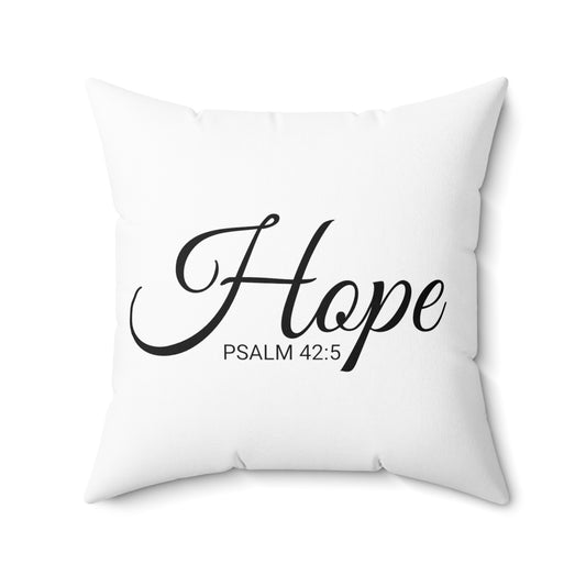 Scripture Hope Psalm 42:5 Bible Verse Pillow