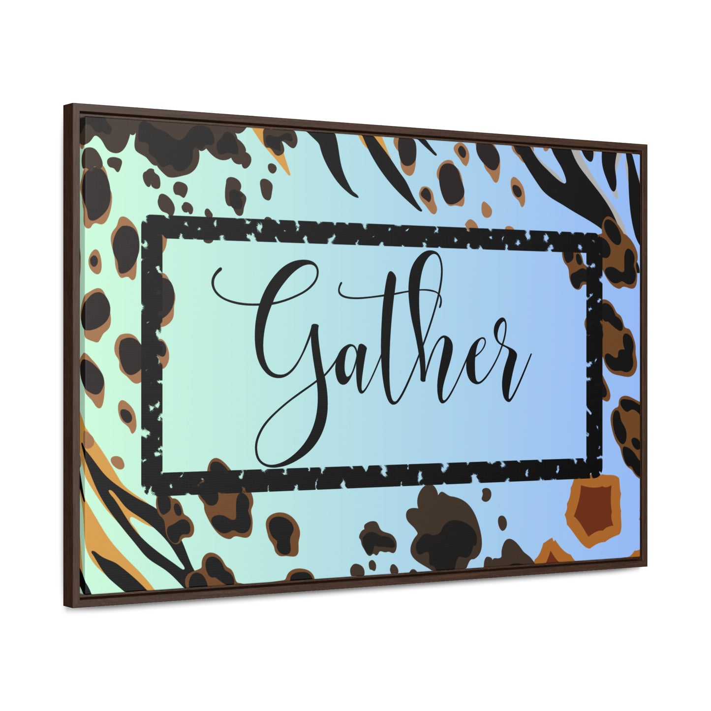 Christian Wall Art: Gather (Floating Frame)