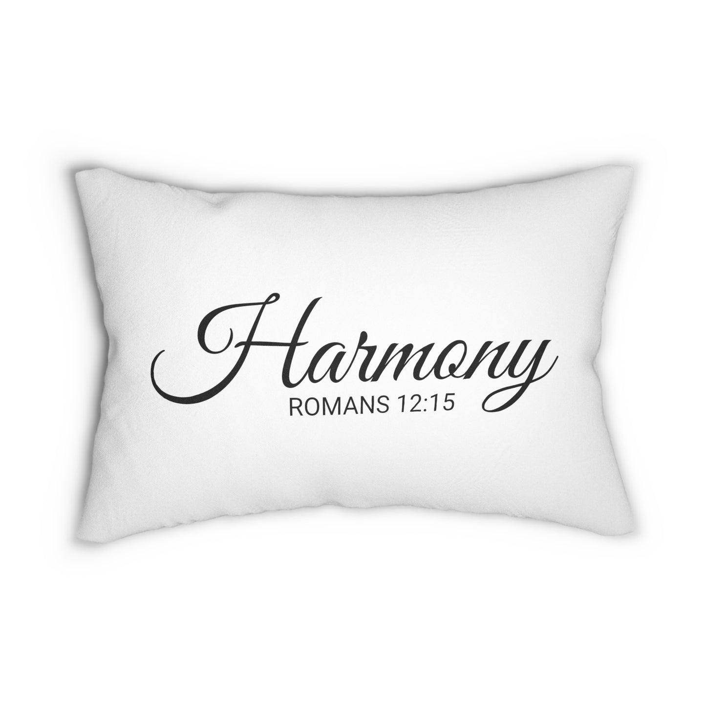 Scripture Harmony Romans 12:15 Bible Verse Pillow