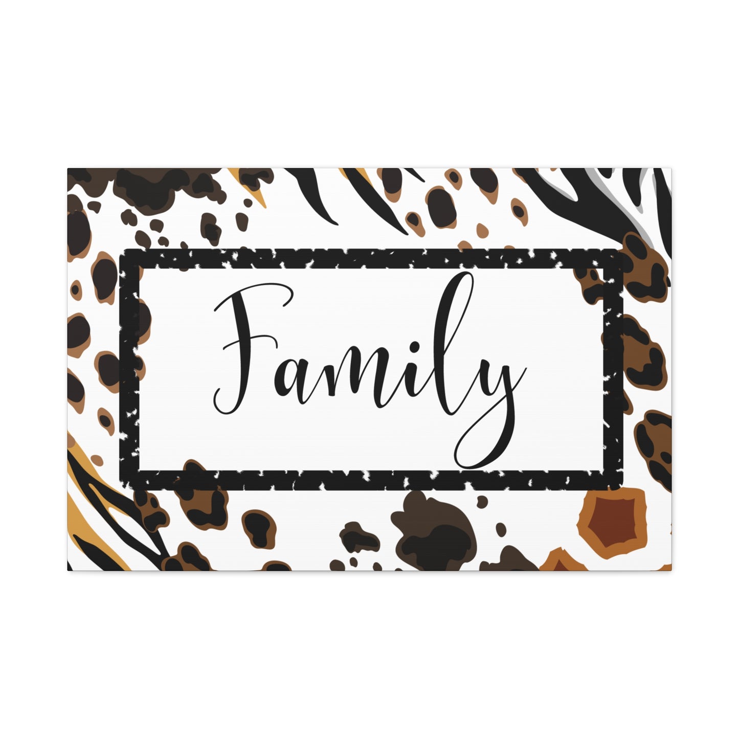 Christian Wall Art: Family (Wood Frame Ready to Hang)