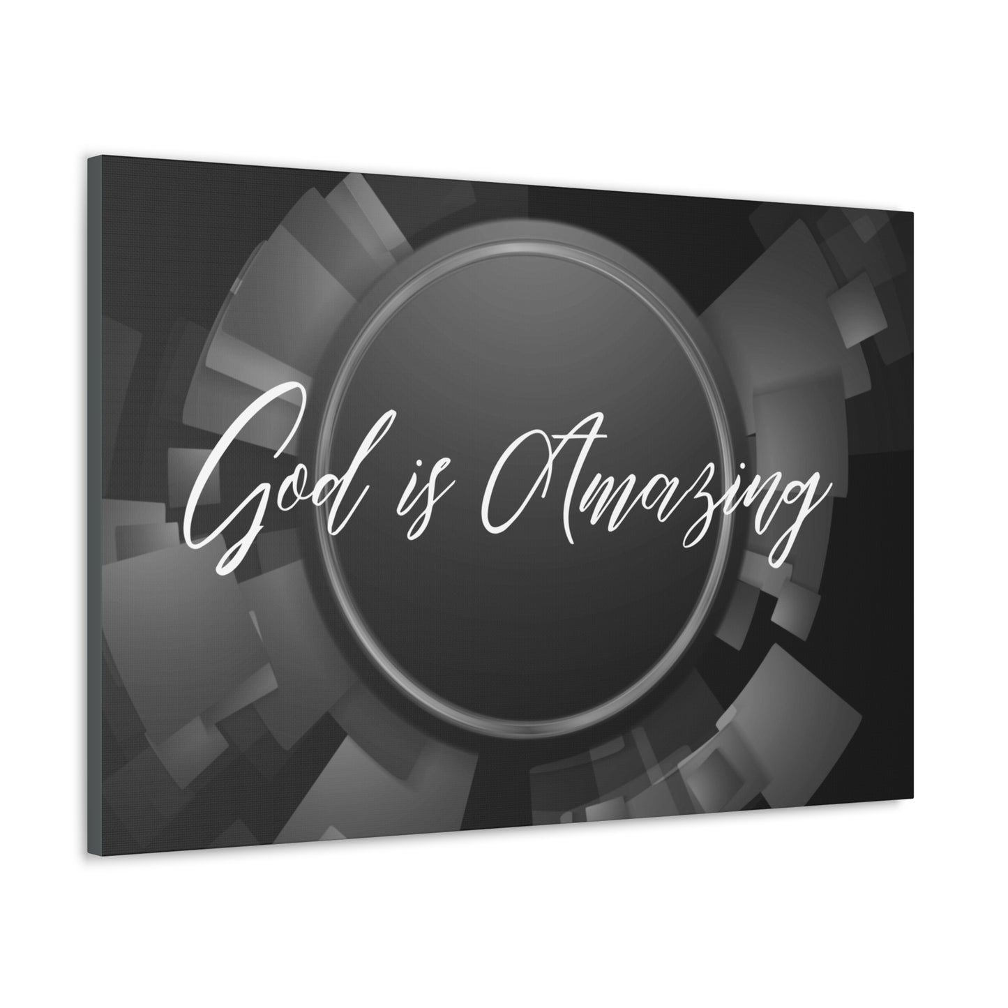 Christian Wall Art: God is Amazing (Wood Frame Ready to Hang)