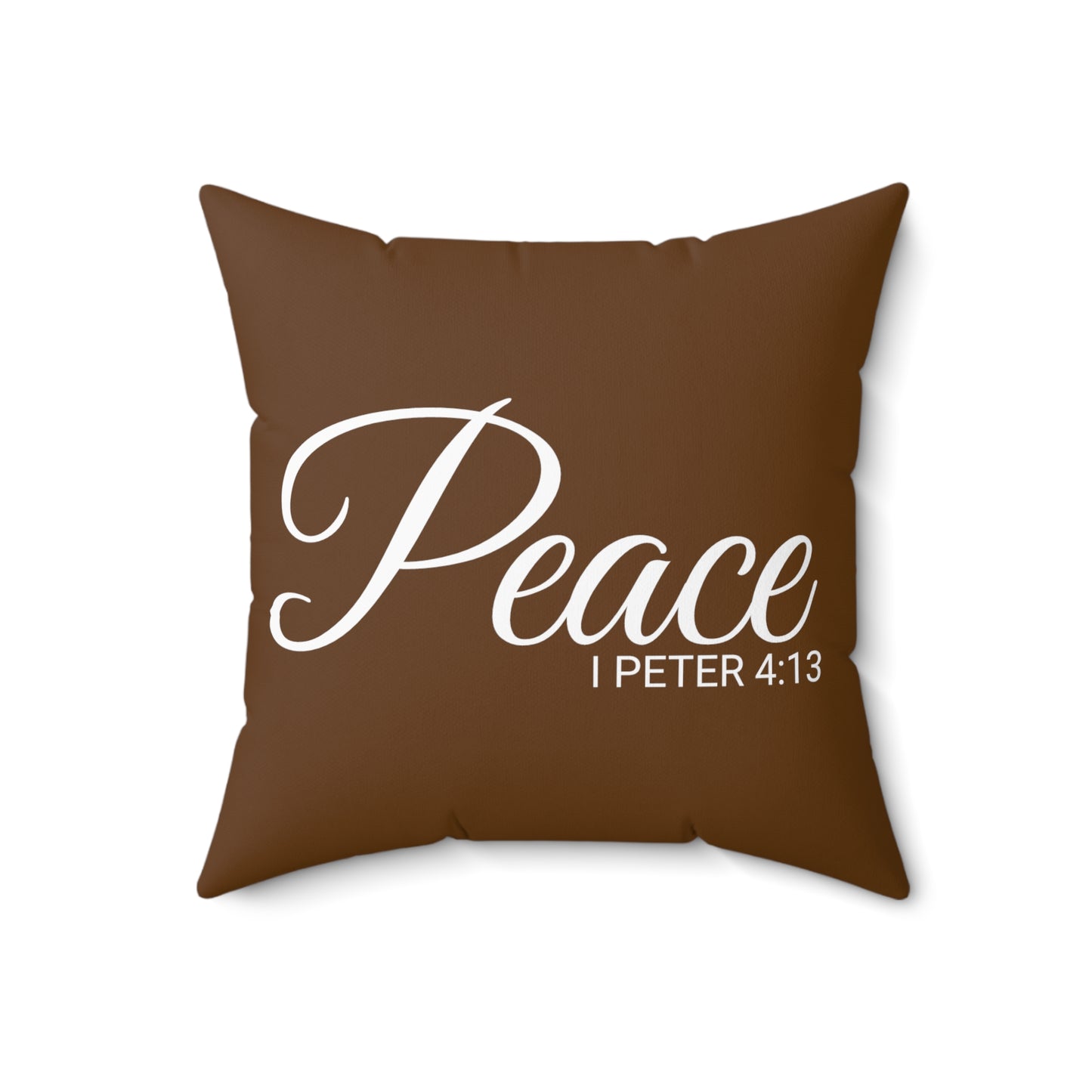 Almohada Escritura Paz 1 Pedro 4:13 Versículo bíblico