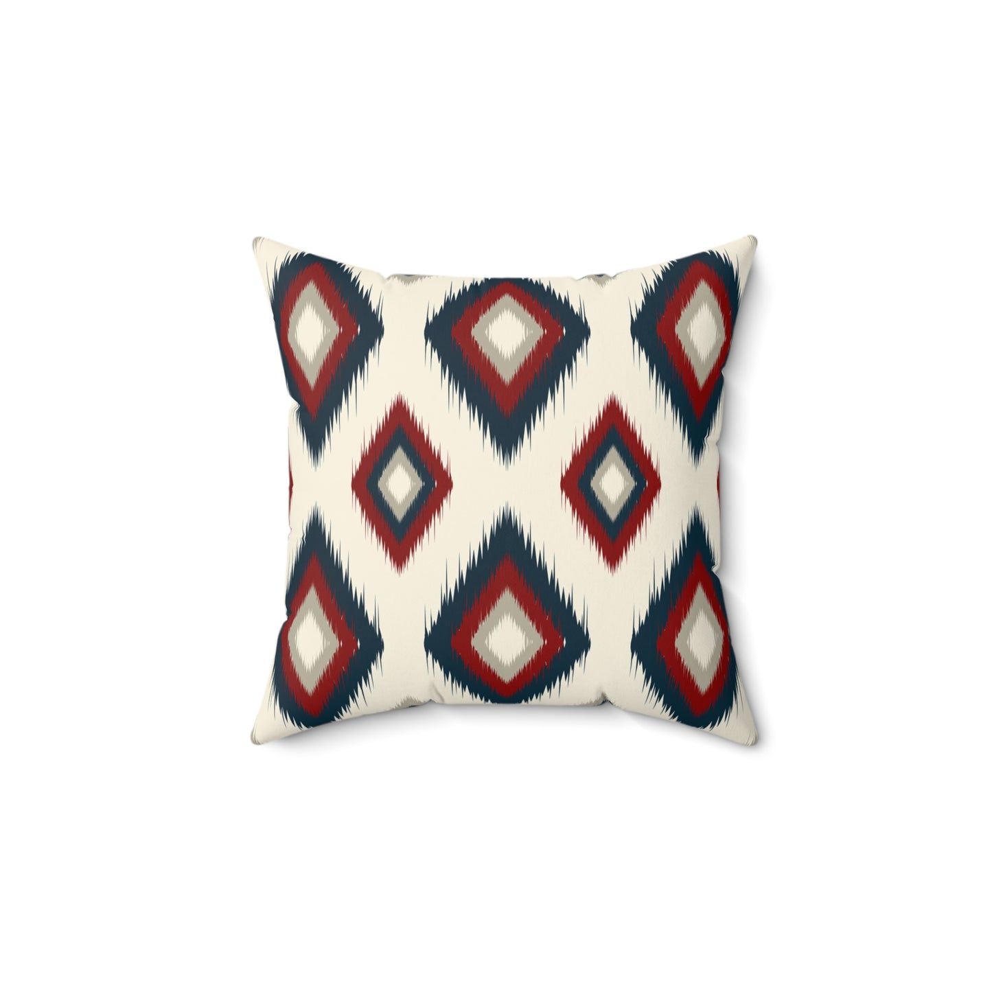 Ikat Style Throw Pillow