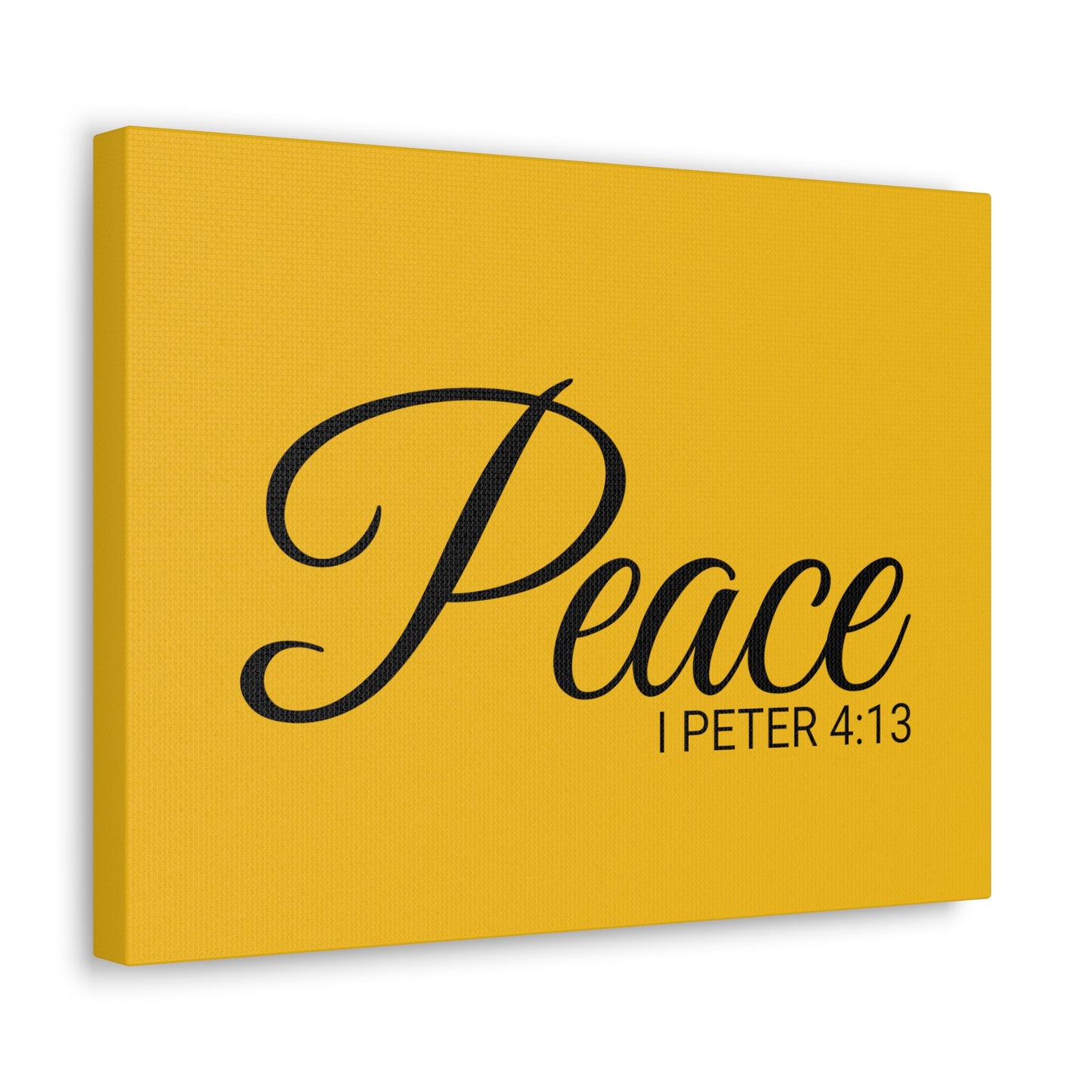 Christian Wall Art "Peace" Verse I Peter 4:13 Ready to Hang Unframed