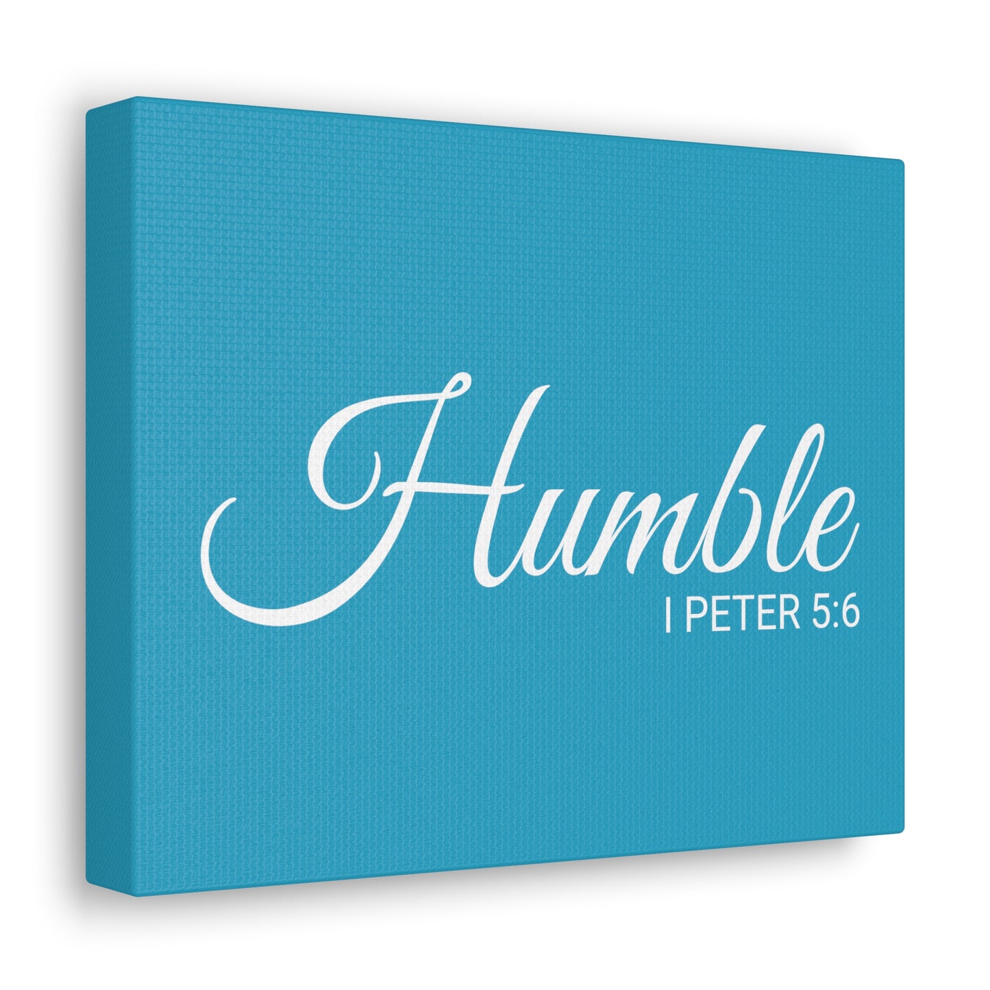 Christian Wall Art "Humble" Verse I Peter 5:6 Ready to Hang Unframed