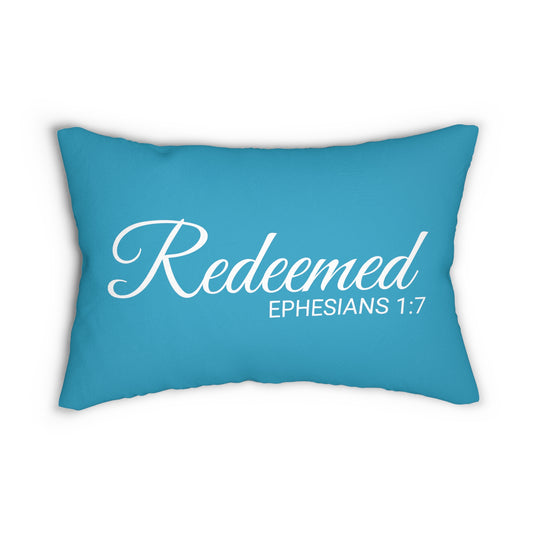 Scripture Redeemed Ephesians 1:7 Bible Verse Pillow