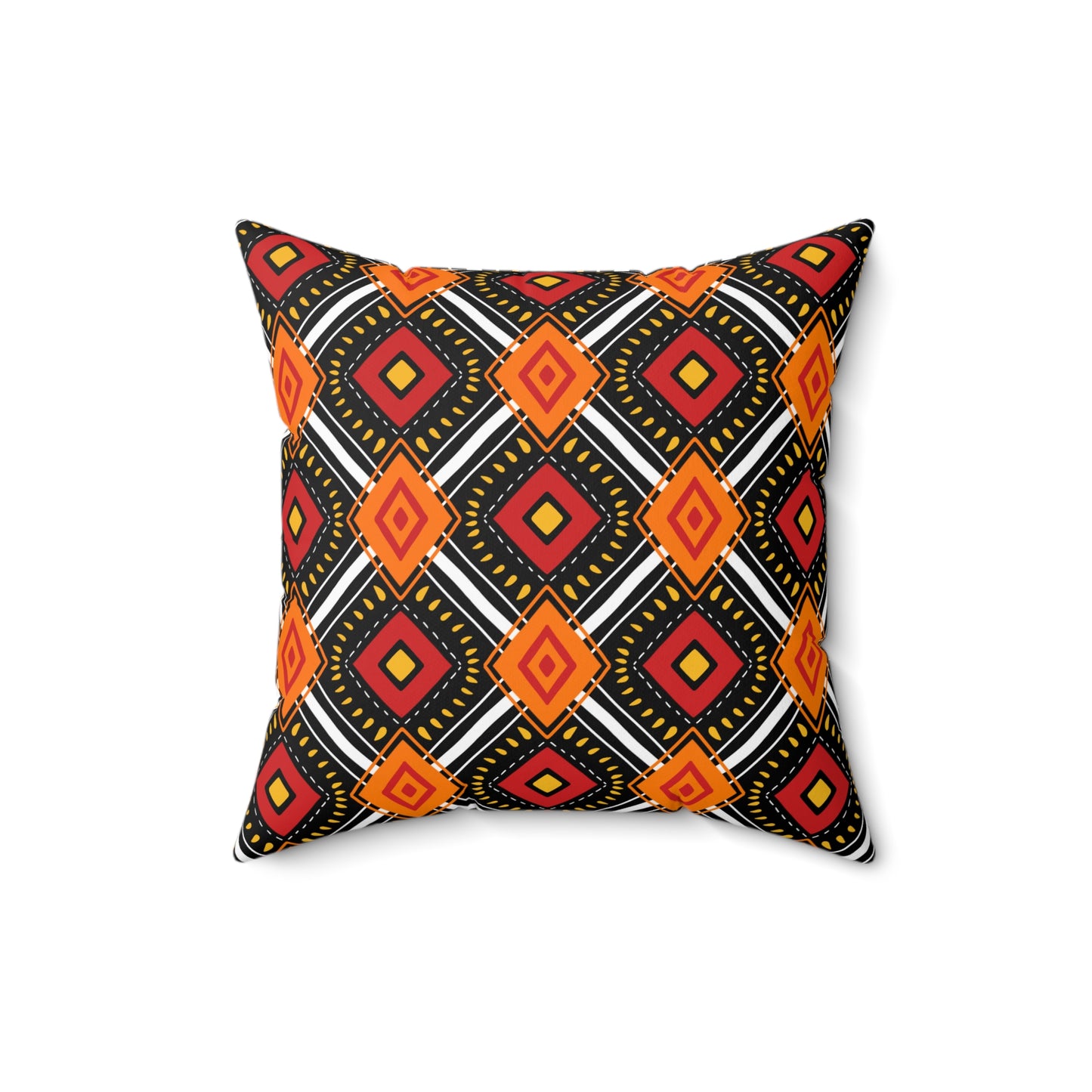 Ikat Style Throw Pillow