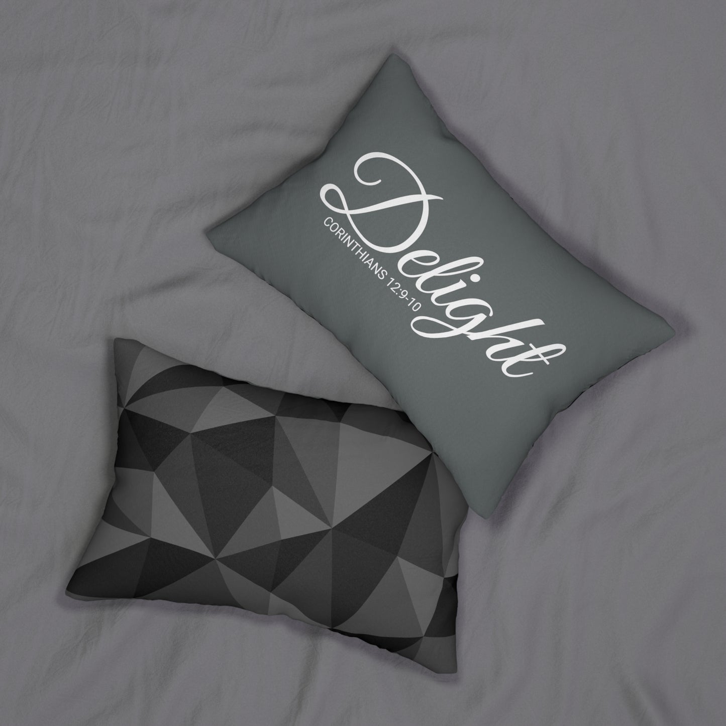 Scripture Delight Corinthians 12:9-10 Bible Verse Pillow