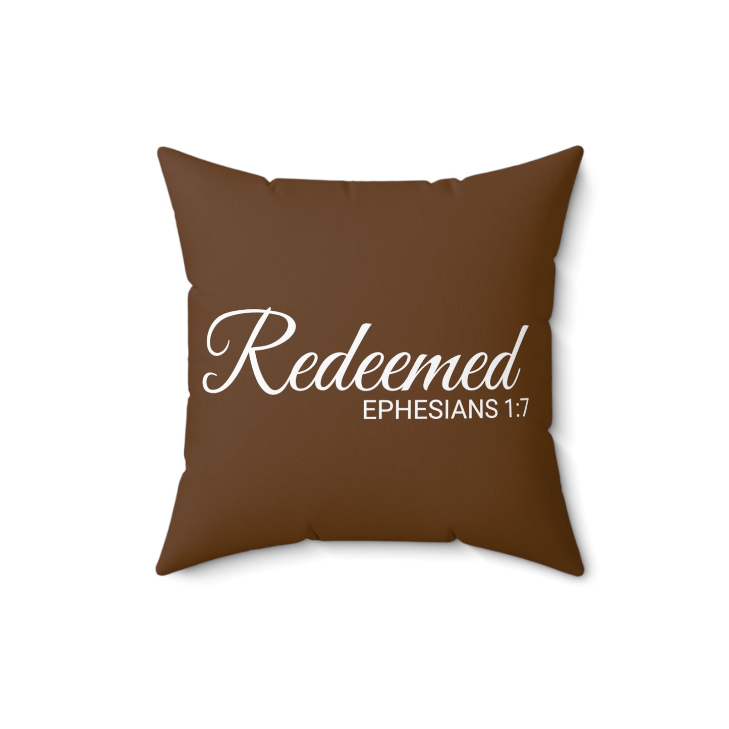 Scripture Redeemed Ephesians 1:7 Bible Verse Pillow